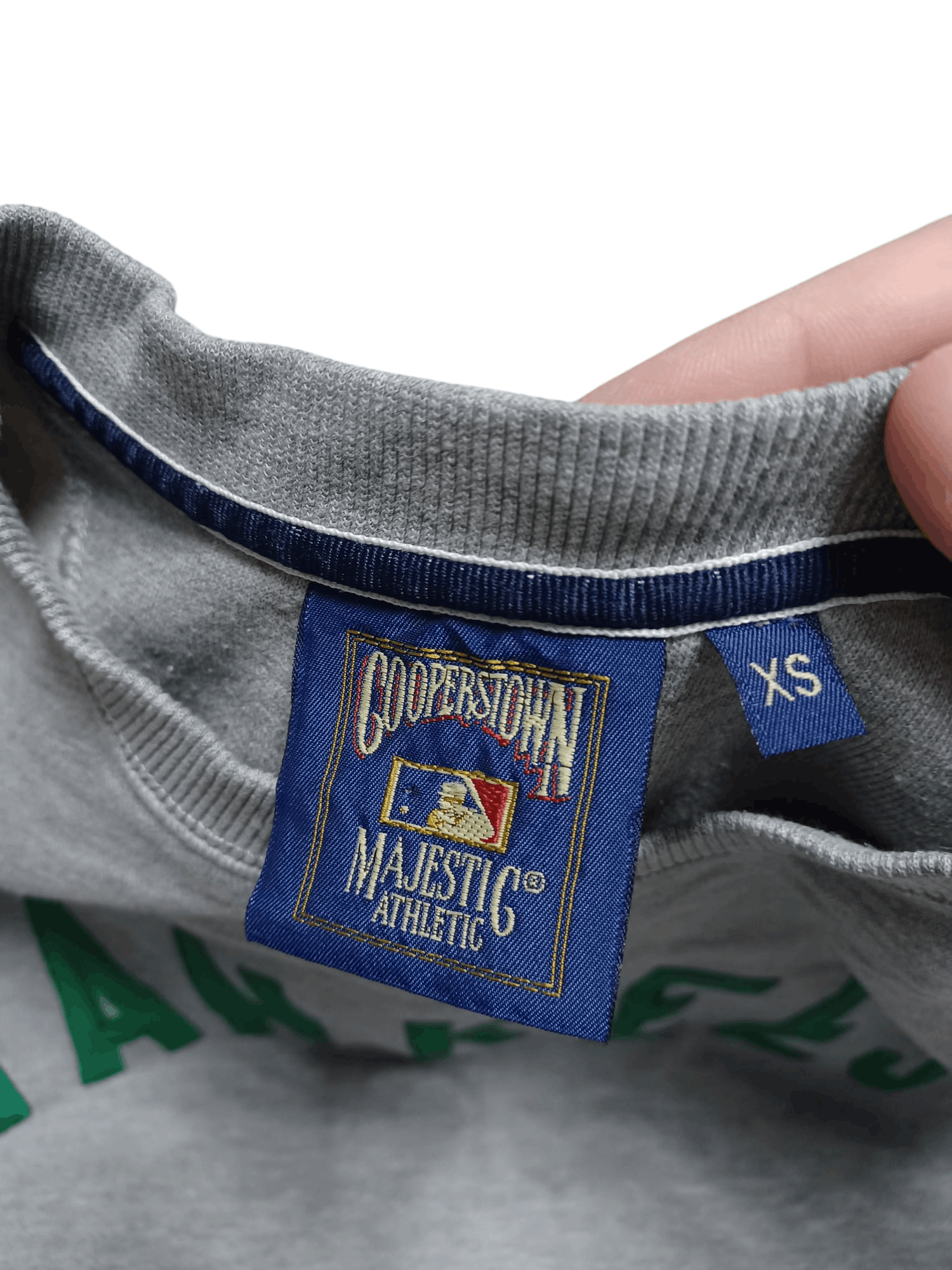 Majestic YANKEES MAJESTIC VINTAGE BIGLOGO EMBROIDERED SWEATSHIRT Size US XS / EU 42 / 0 - 5 Thumbnail