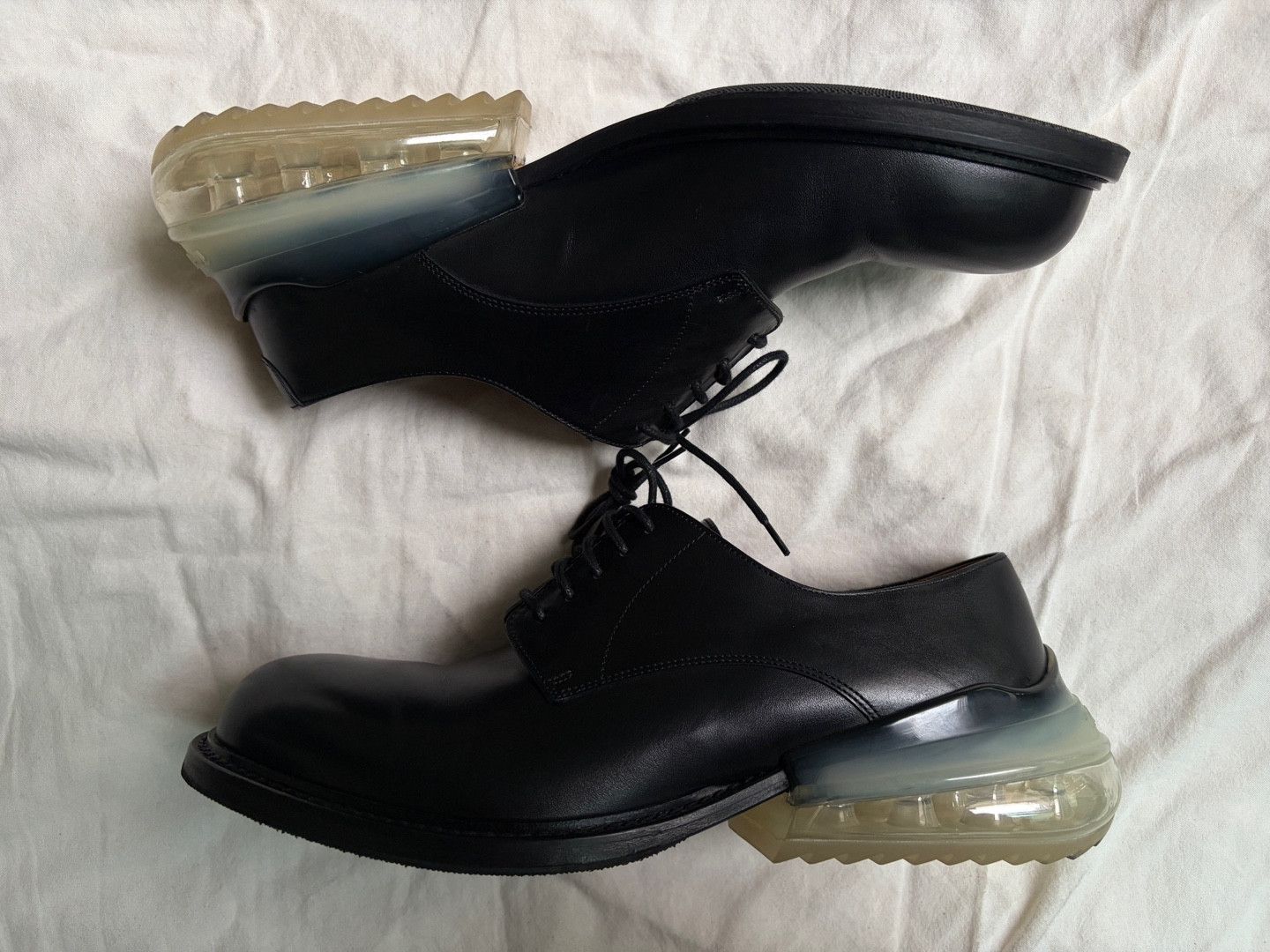 Maison Margiela Maison Margiela Airbag Heel Leather Shoes MM6 22 lace up Size US 9 / EU 42 - 5 Thumbnail