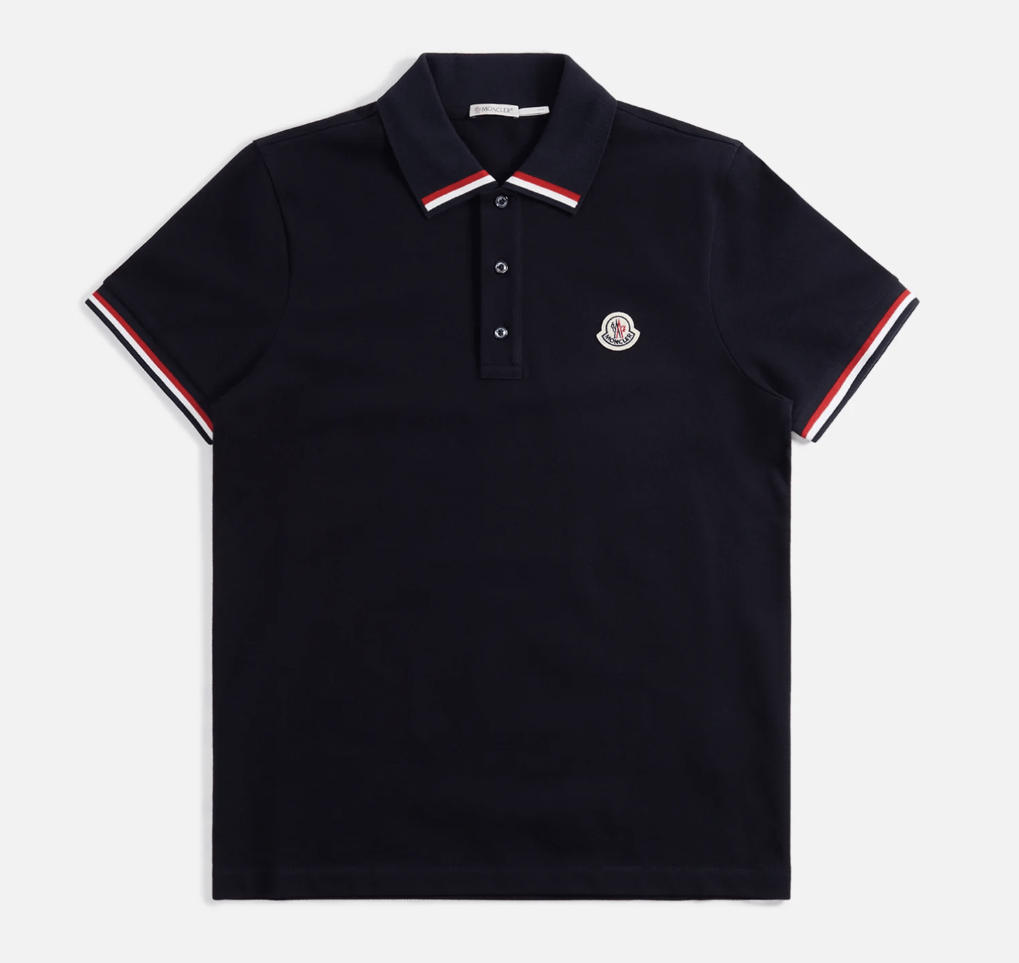 image of Moncler Polo Tee in Dark Navy, Men's (Size XL)