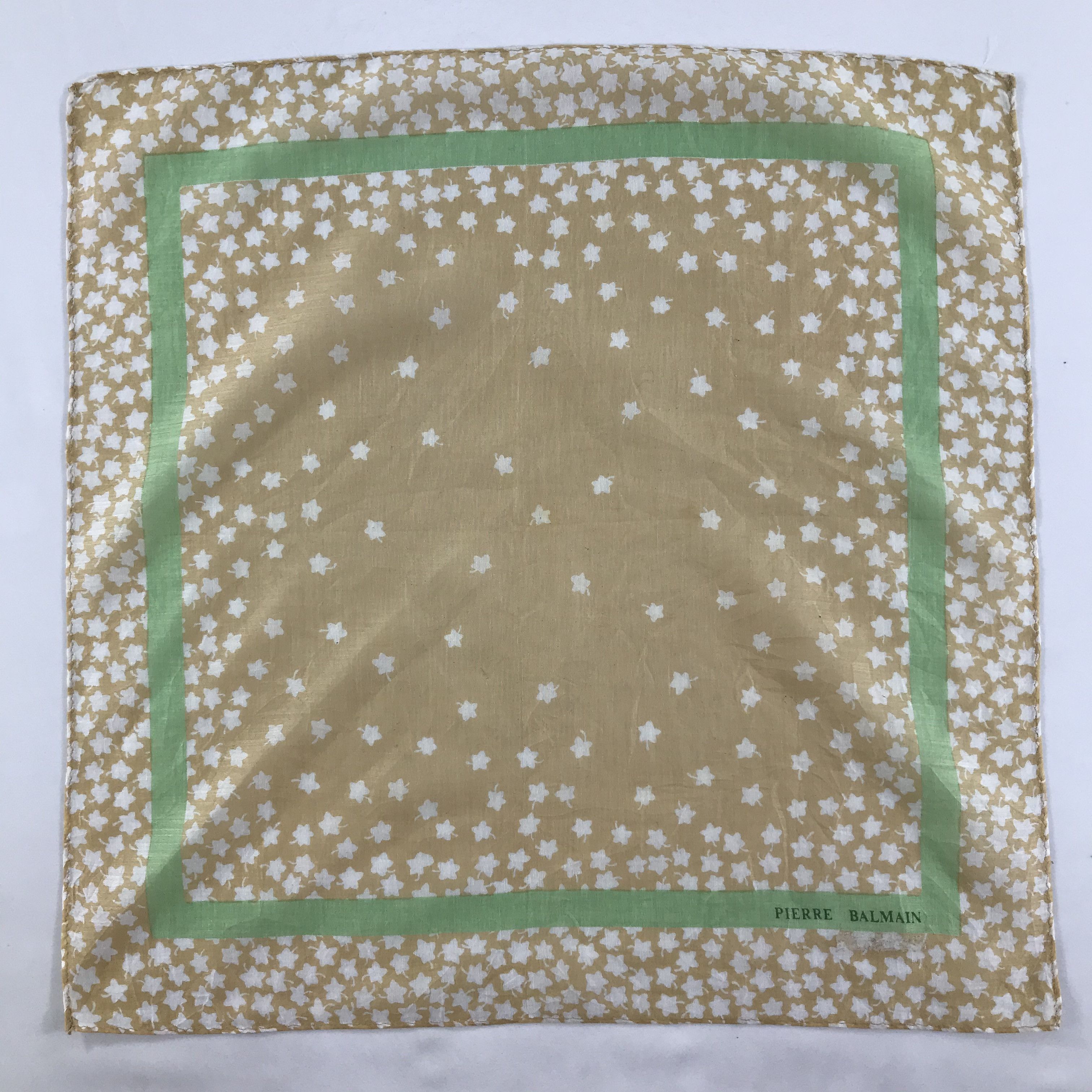 Pierre Balmain × Vintage Pierre Balmain Bandana / Handkerchief / Neckerchief - S1571 Size ONE SIZE - 1 Thumbnail