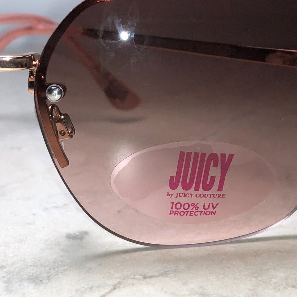 Juicy Couture Juicy Couture Oversized Pink & Brown Sunglasses Size ONE SIZE - 2 Thumbnail