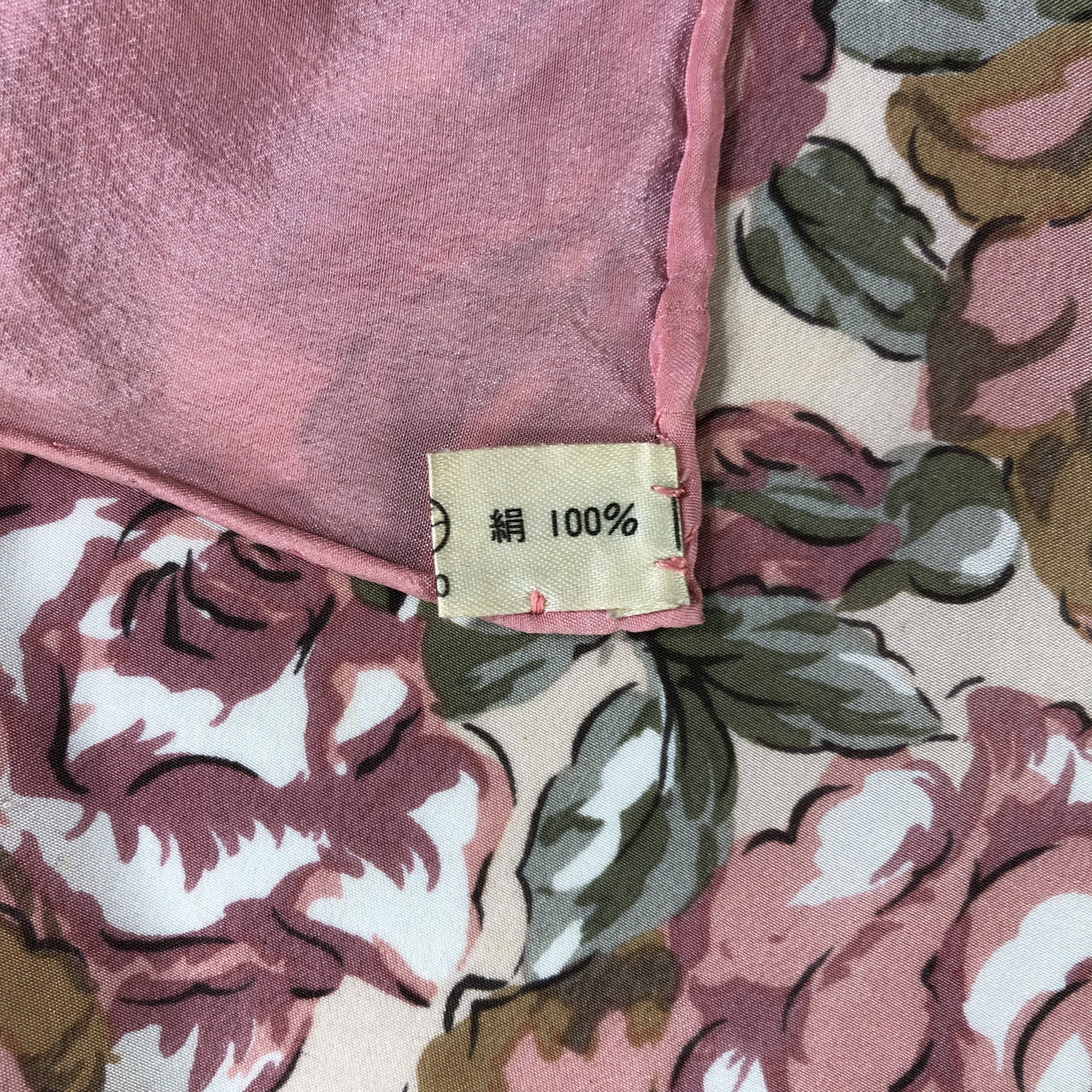Vintage Vintage Silk Scarf Size ONE SIZE - 5 Thumbnail