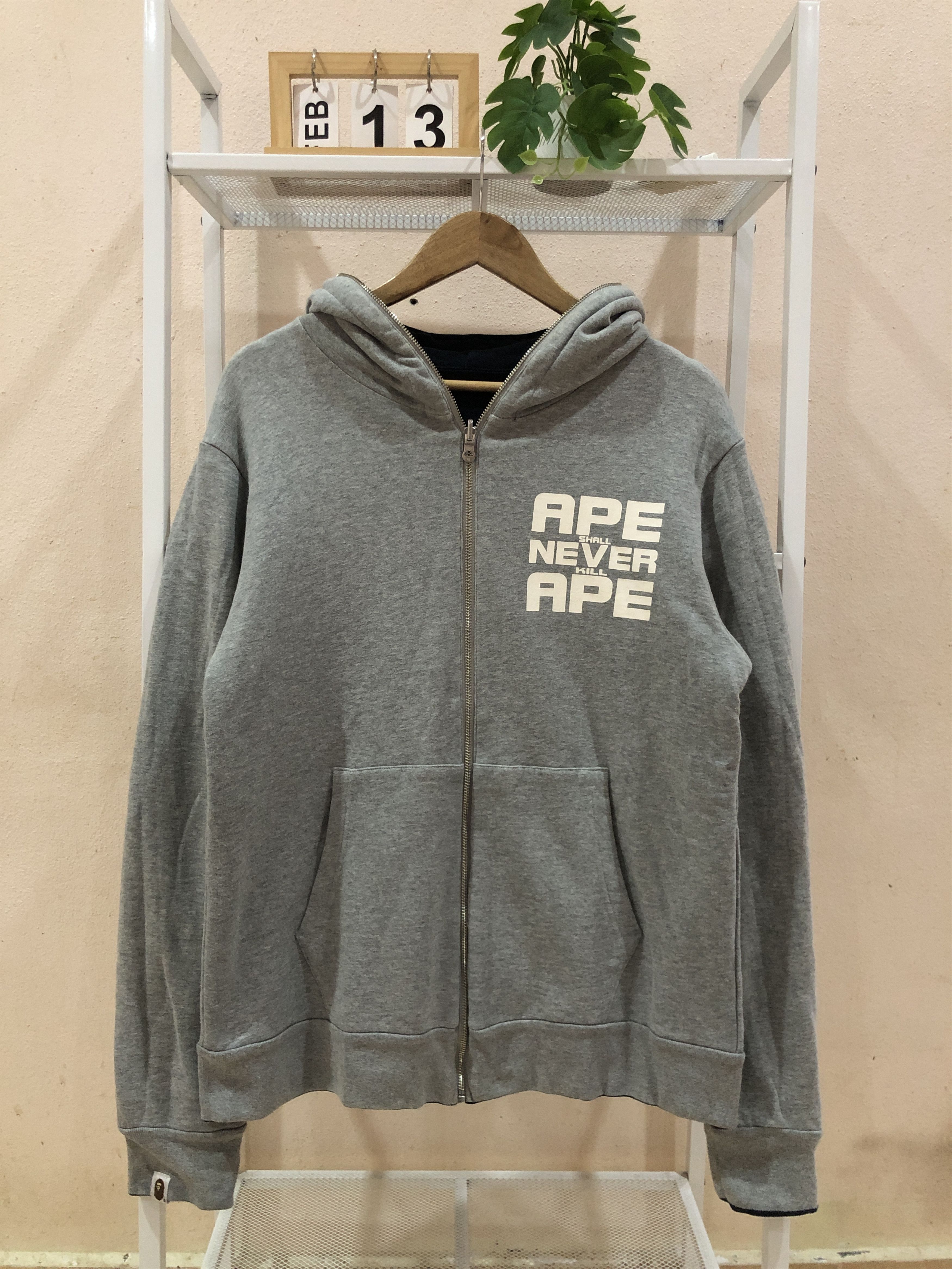 Bape Reversible A Bathing Ape General ASNKA Full Zip Hoodie Size US XL / EU 56 / 4 - 4 Thumbnail