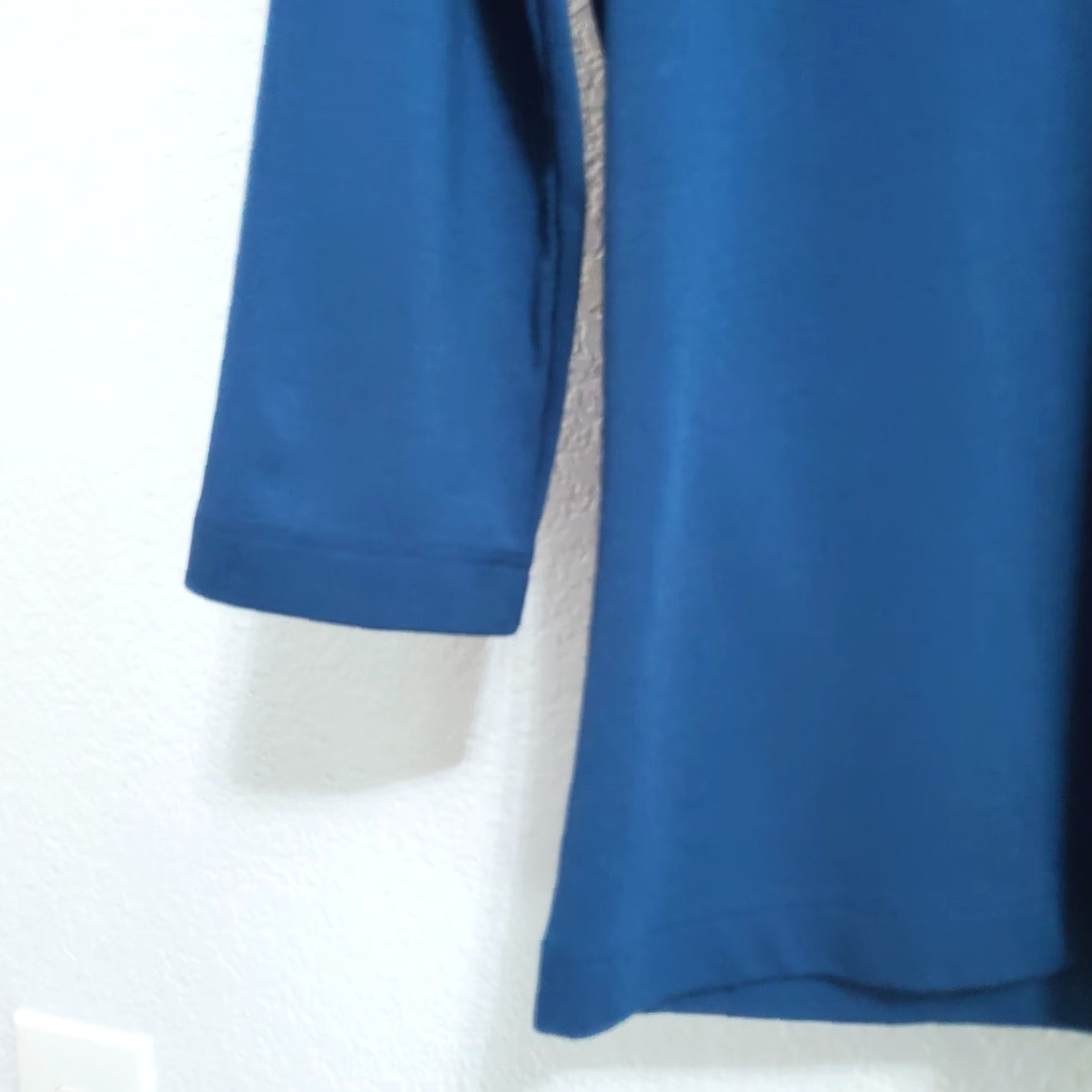 Vintage Bryn Walker Top Women XS Blue 3/4 Sleeve Pullover Stretch Minimalist Capsule USA Size XS / US 0-2 / IT 36-38 - 6 Thumbnail
