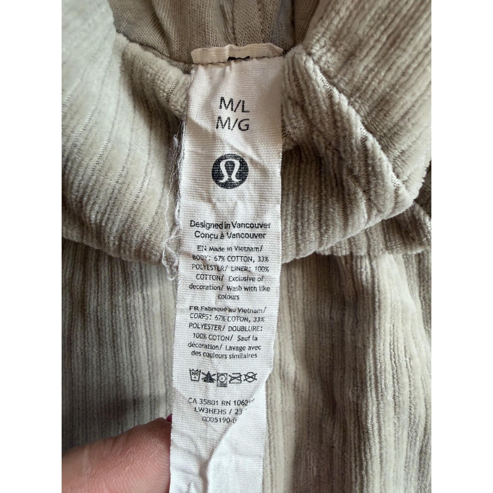 Lululemon Lululemon Womens Cropped Hoodie Sweatshirt M/L Size L / US 10 / IT 46 - 3 Thumbnail