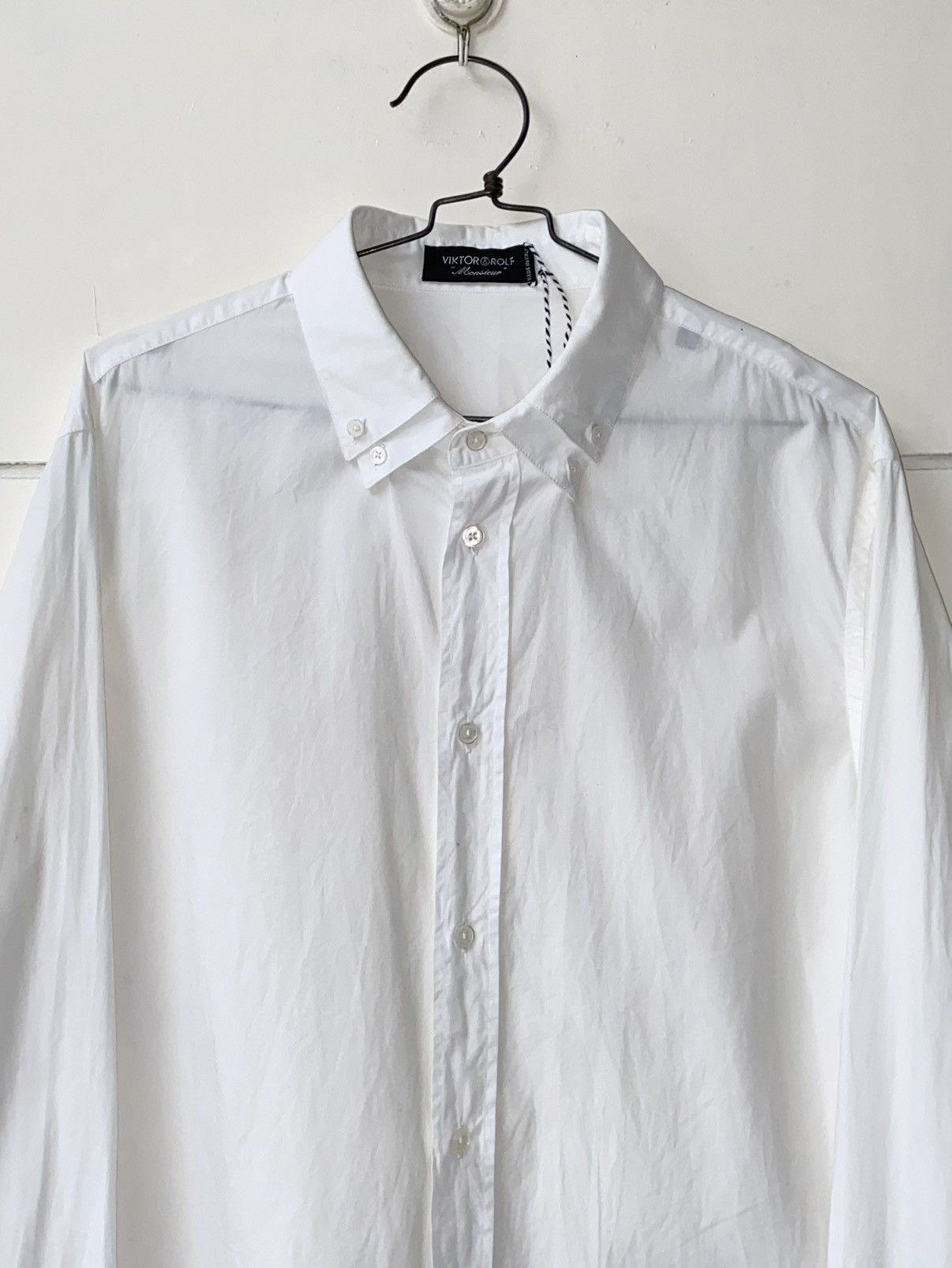 Viktor & Rolf VIKTOR & ROLF White Shirt Size US L / EU 52-54 / 3 - 13 Thumbnail