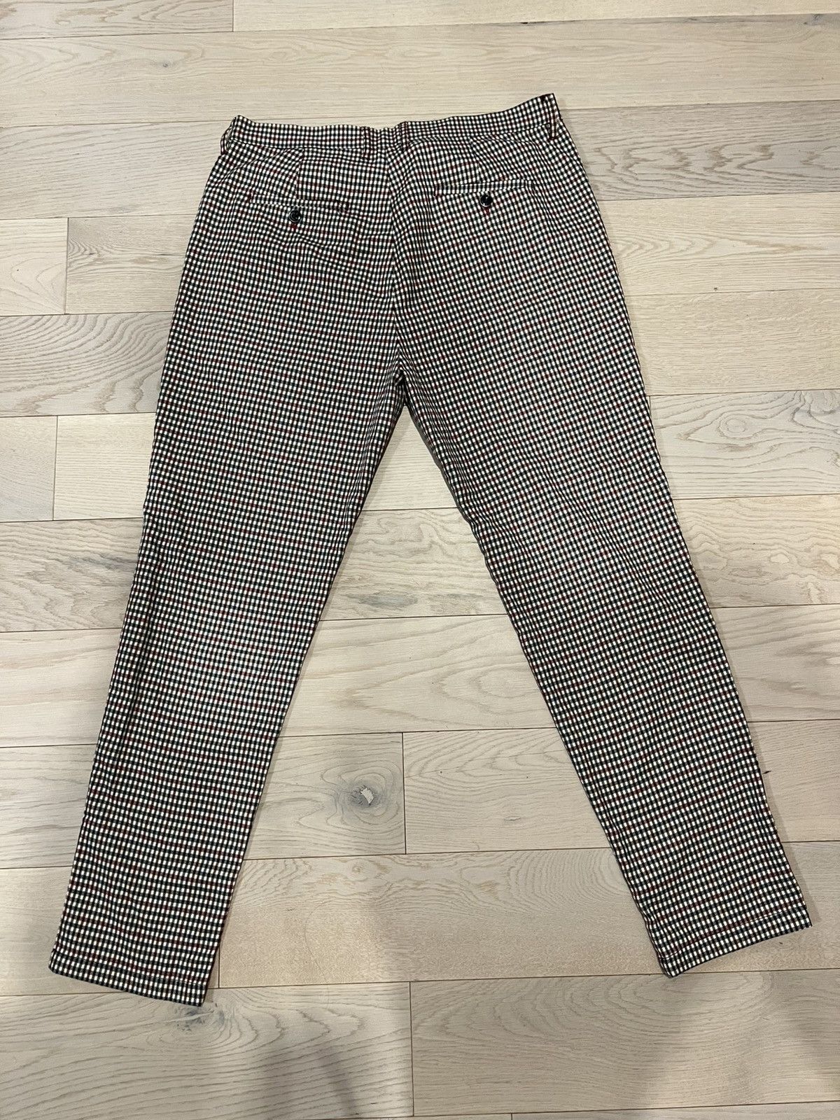 Other Stradivarius Men’s Gray Prince of Wales Check Chino Size 32 Size US 32 / EU 48 - 2 Thumbnail
