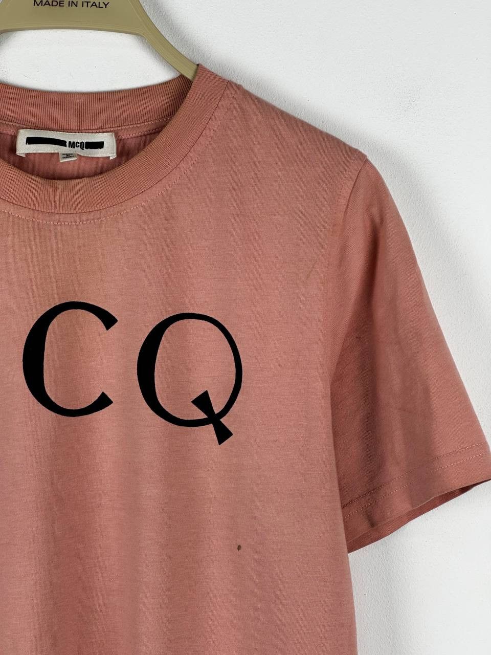 Alexander McQueen × MCQ Alexander Mcquine MCQ Pink Big Logo T Shirt Size S / US 4 / IT 40 - 4 Thumbnail
