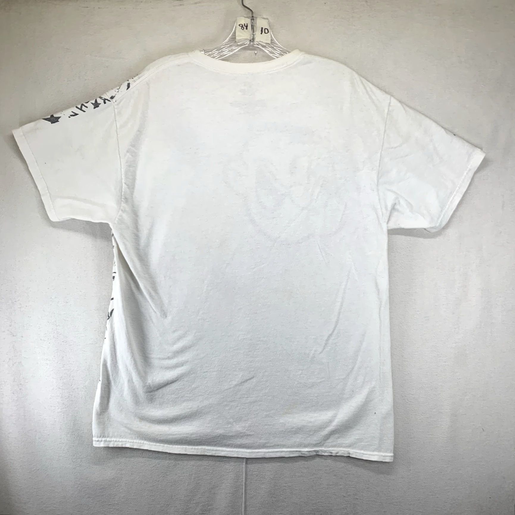Liquid Blue Liquid Blue Popeye Shirt Mens Large White Graphic T-Shirt 90s Cartoon Slim Fit Size US L / EU 52-54 / 3 - 3 Thumbnail