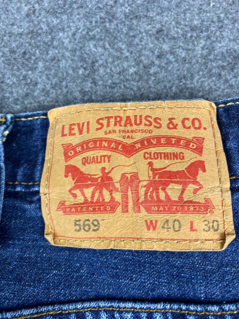 Levi's levis 569 loose straight distressed denim Size US 44 / EU 60 - 5 Thumbnail