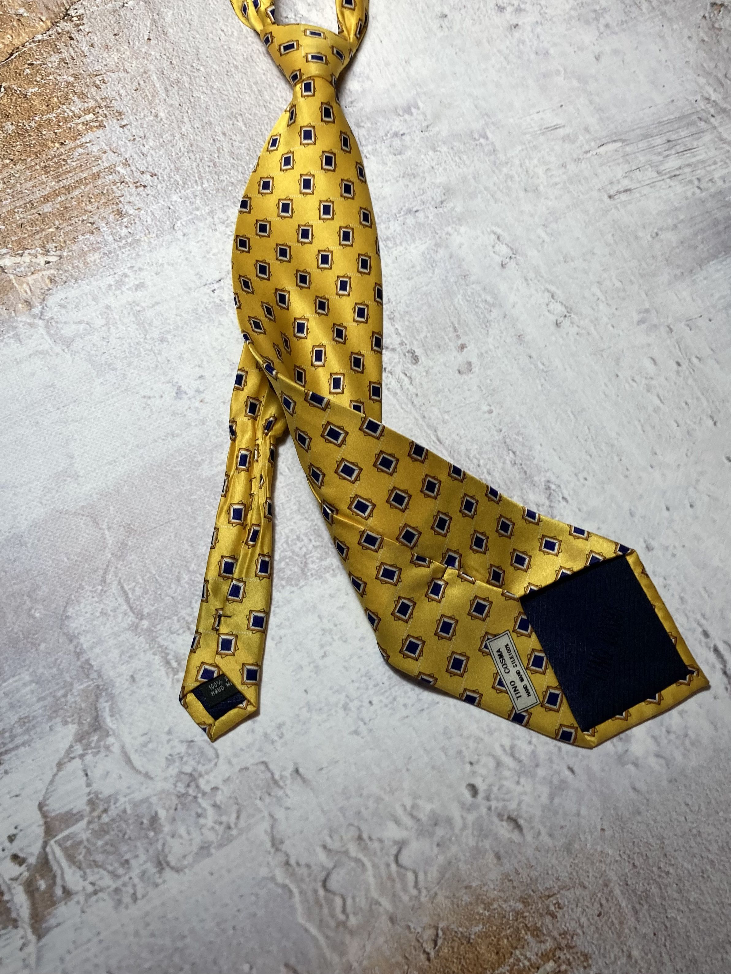Vintage Tino Cosma Hand Mand Tie Size ONE SIZE - 6 Thumbnail