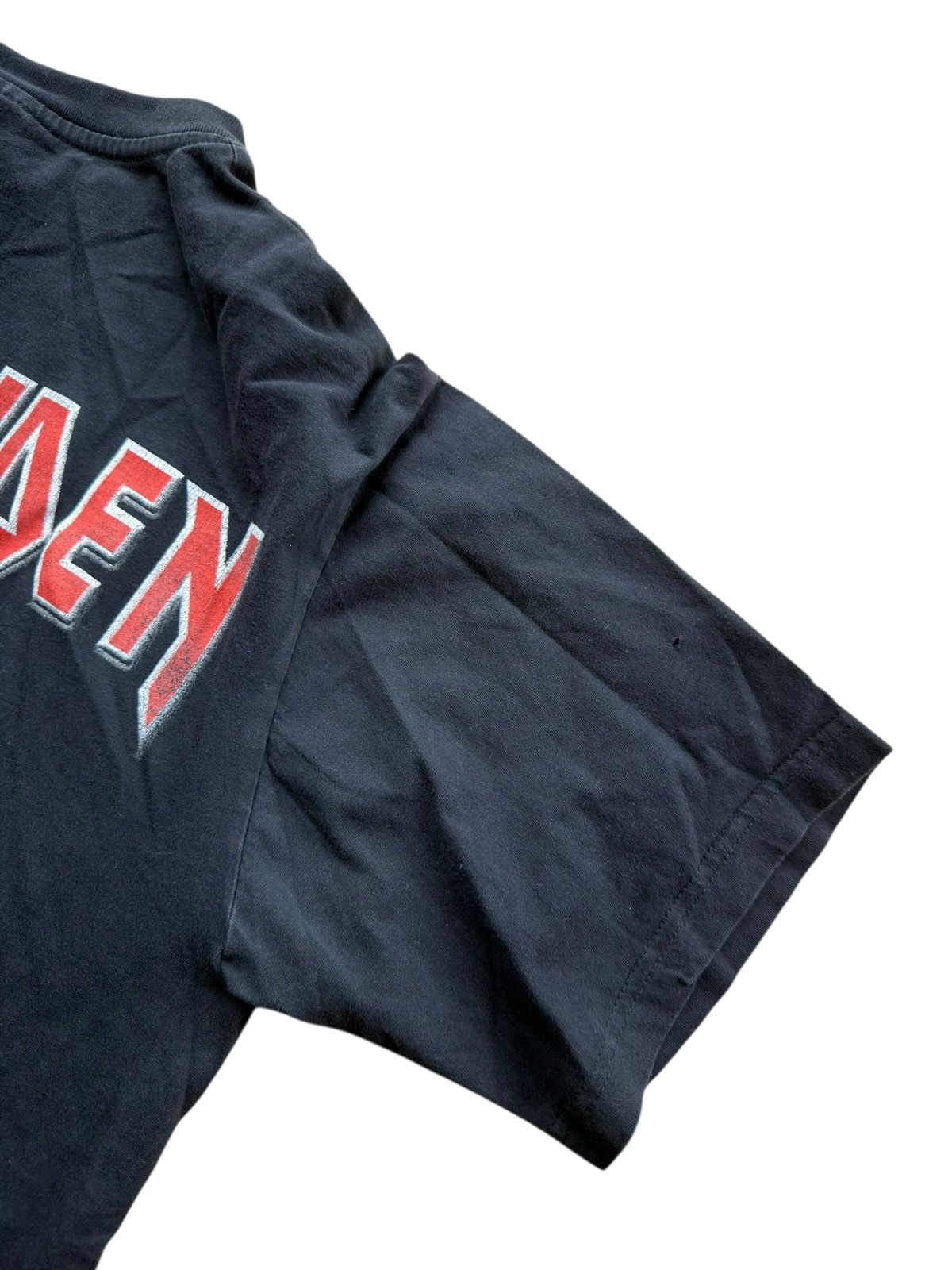 Band Tees VINTAGE 1990s EUROPE IRON MAIDEN METAL WAR FUCK XL SKELETON Size US XL / EU 56 / 4 - 8 Thumbnail