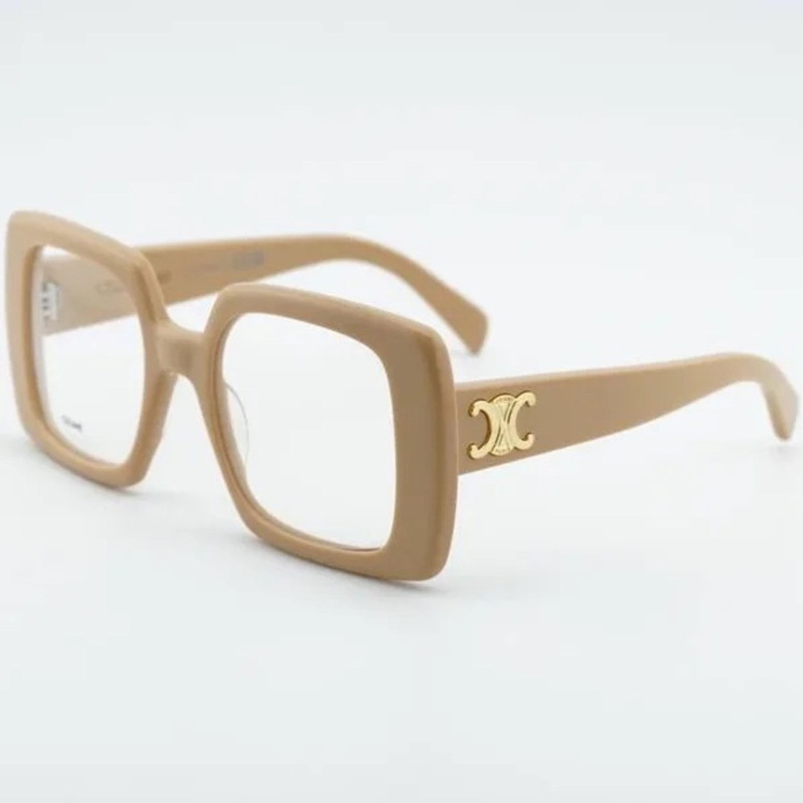 Celine New! Celine CL50121I 057 Chic Beige Eyeglasses for Women Size ONE SIZE - 1 Thumbnail