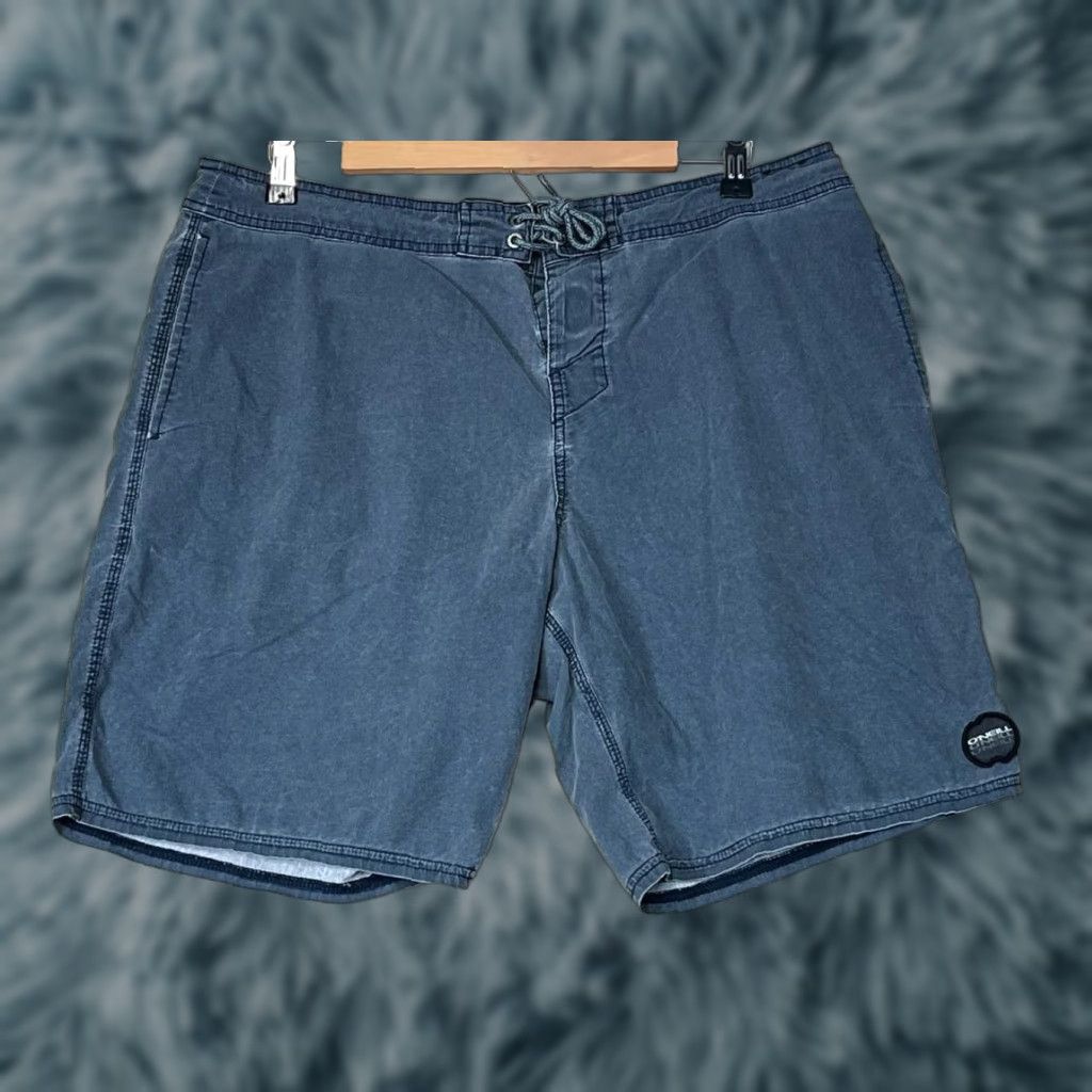 O'Neill VINTAGE O’Neill Cruzer Board Shorts Bottoms Mens 34 Gray Surfing Floral Pattern Surf Style Size US 34 / EU 50 - 1 Thumbnail