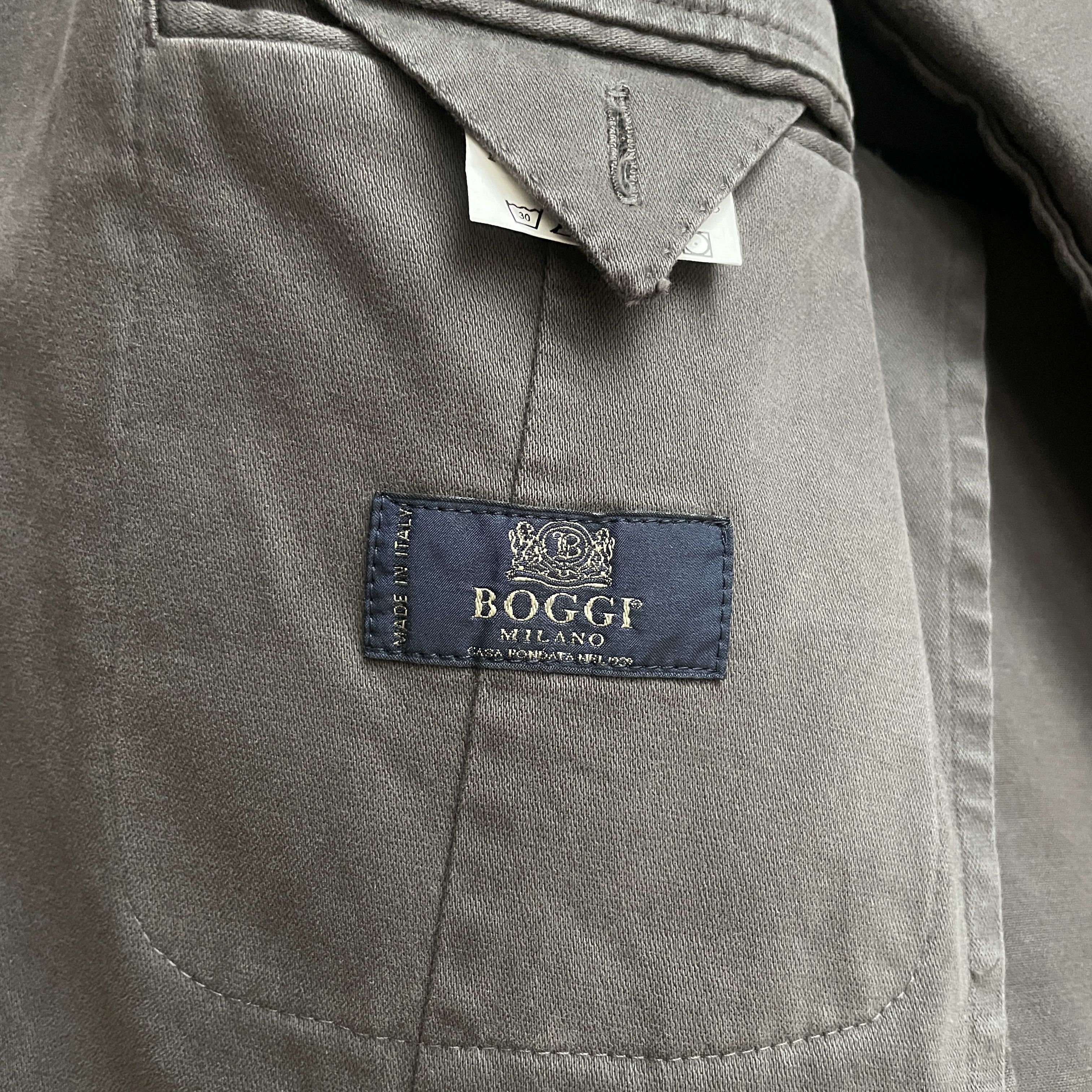Boggi Boggi MIlano B-Elton Unlined Garment Dyed Cotton Blazer Size 40R - 10 Thumbnail