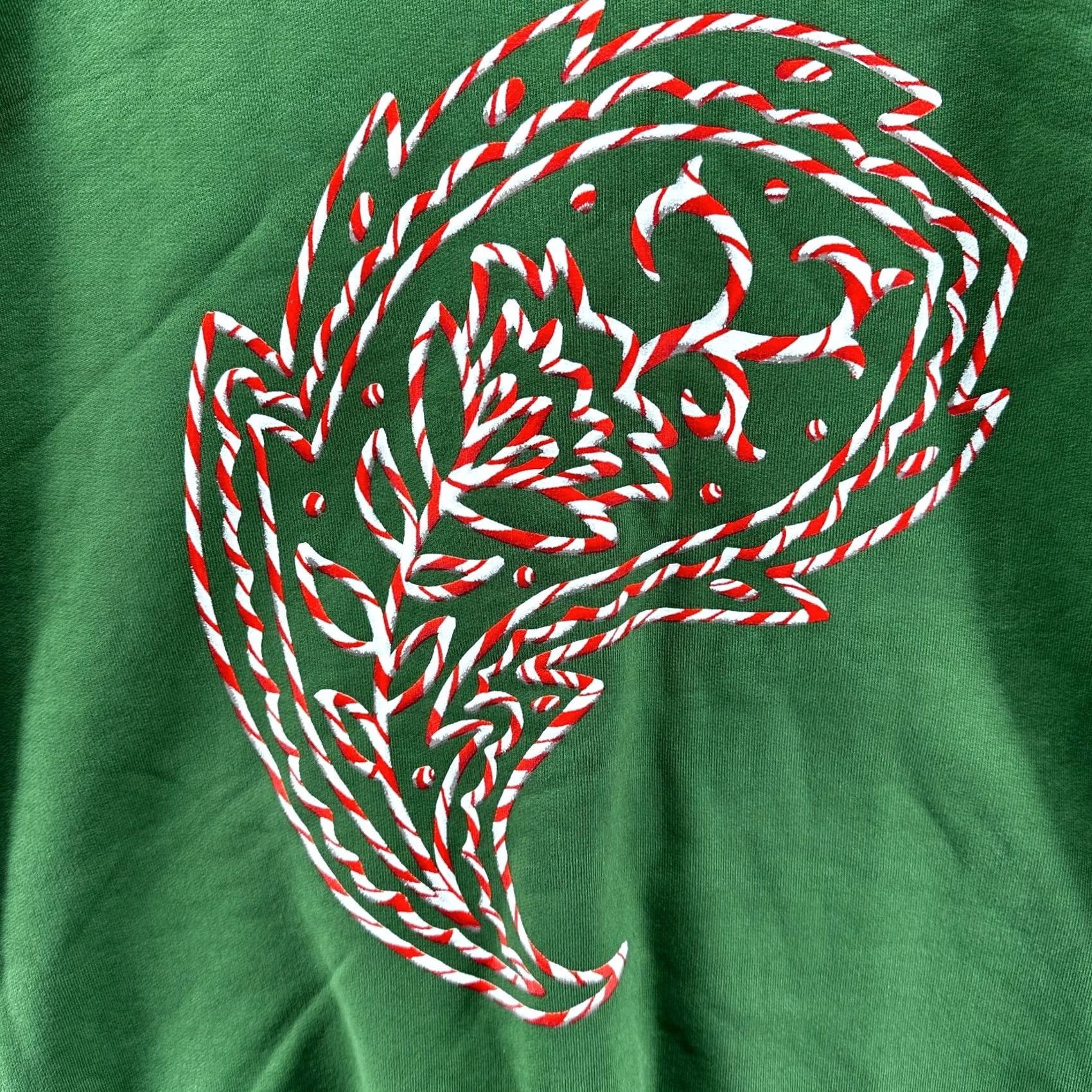 Bricks & Wood Bricks & Wood Pullover Sweatshirt Green Men's M Candy Cane Lane Promo Crew Neck Long Sleeve Regular Comfort Winter Size US M / EU 48-50 / 2 - 5 Thumbnail