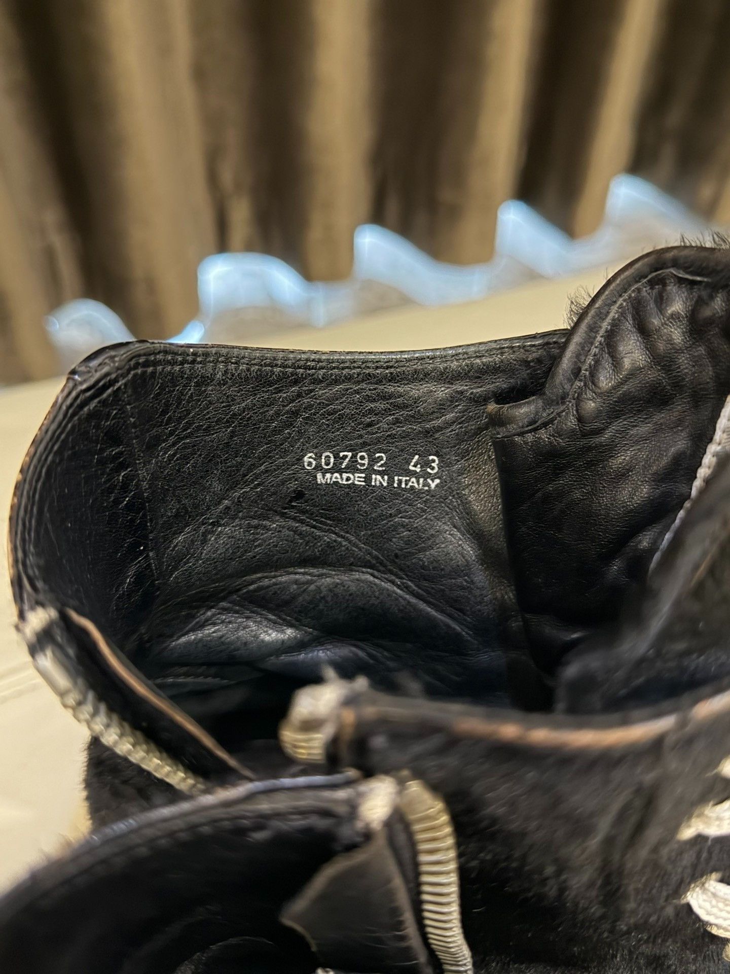 Rick Owens Rick Owens Horsehair High-Top Shoes Size US 10 / EU 43 - 2 Thumbnail