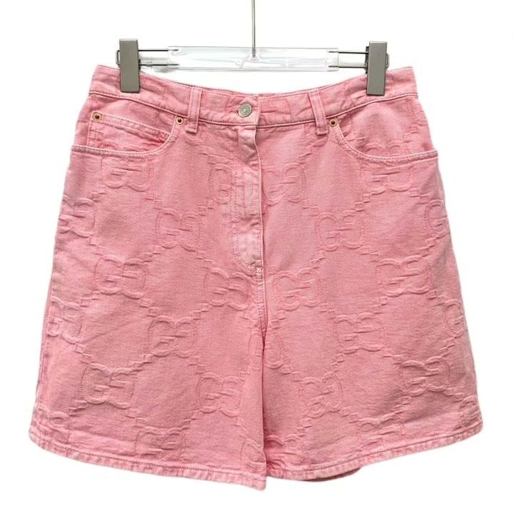 Gucci Gucci Logo Jacquard Cotton Casual Shorts Size 29" - 1 Thumbnail