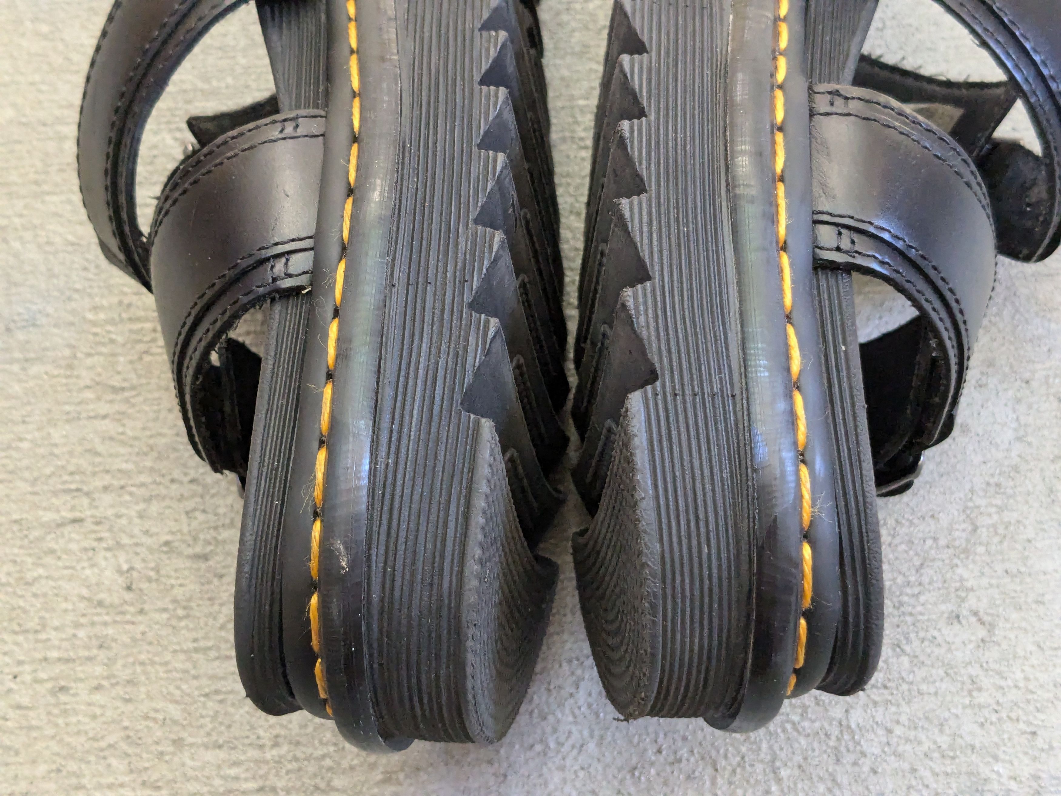 Dr. Martens Dr. Martens Myles Sandals Black Men 6 Leather Strap Size US 6 / EU 39 - 7 Thumbnail