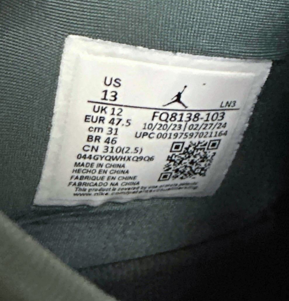 Jordan Brand Nike Air Jordan 4 Oxidized Green Og Retro Size 12 Men’s Size US 12 / EU 45 - 7 Thumbnail