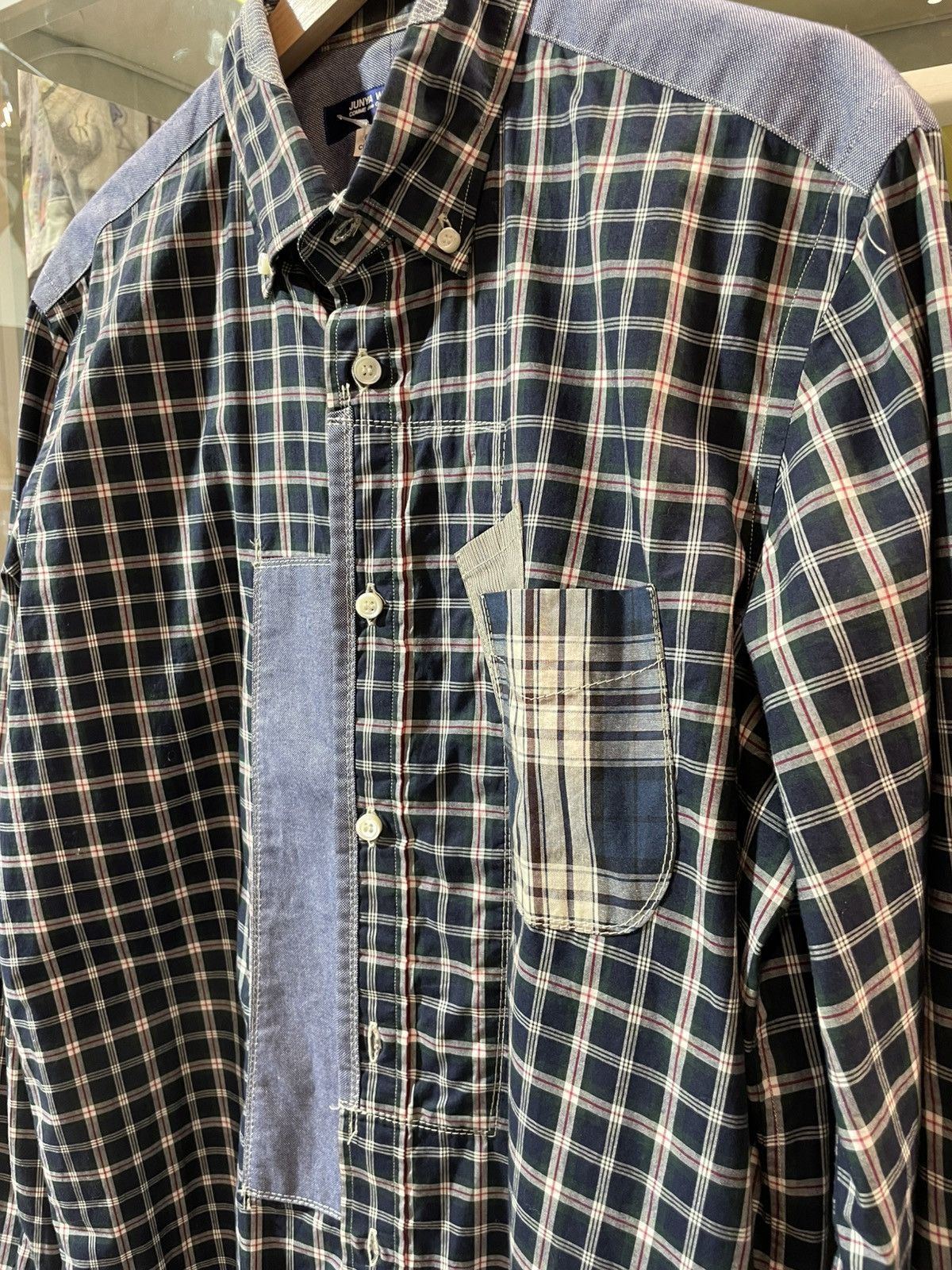 Comme des Garcons × Junya Watanabe Junya Watanabe CDG Man plaid shirt patchwork details Size US L / EU 52-54 / 3 - 2 Thumbnail
