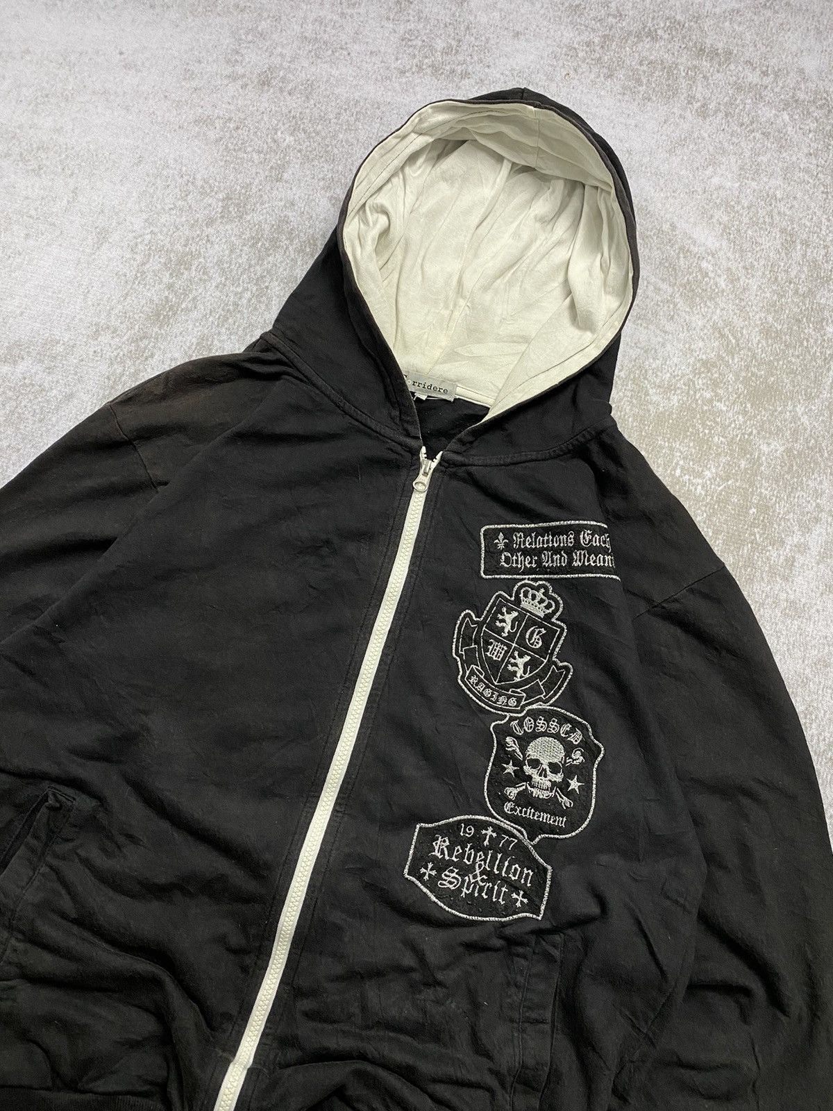 If Six Was Nine × Japanese Brand × Le Grande Bleu (L.G.B.) 2000s japanese skull poem kmrii style Size US M / EU 48-50 / 2 - 4 Thumbnail