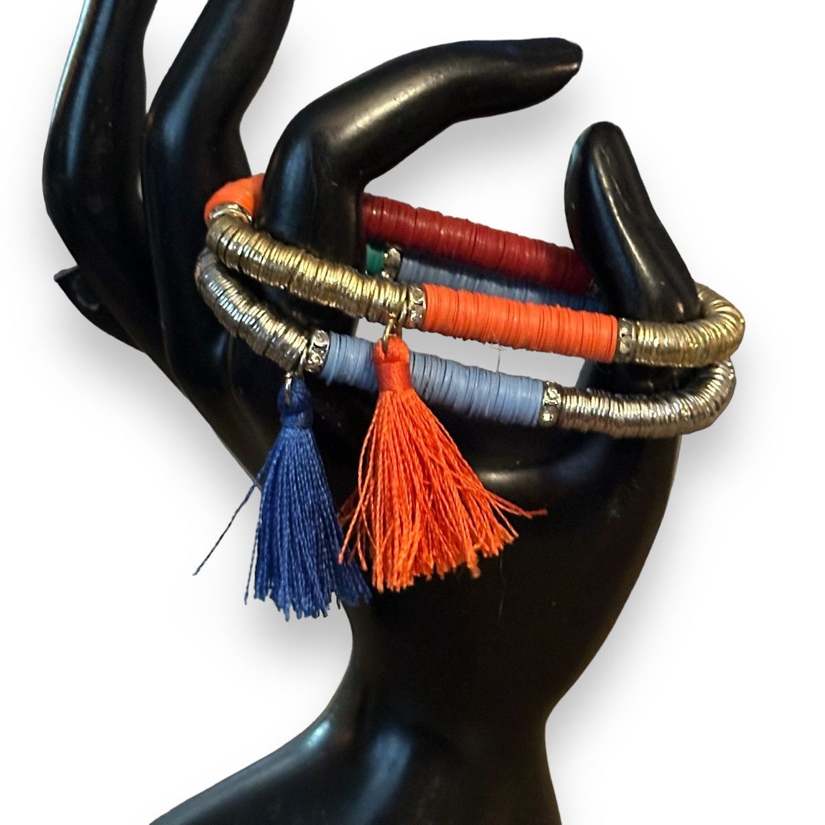 Other Bohemian Heishi bead tassel stretch bracelets Size ONE SIZE - 2 Thumbnail