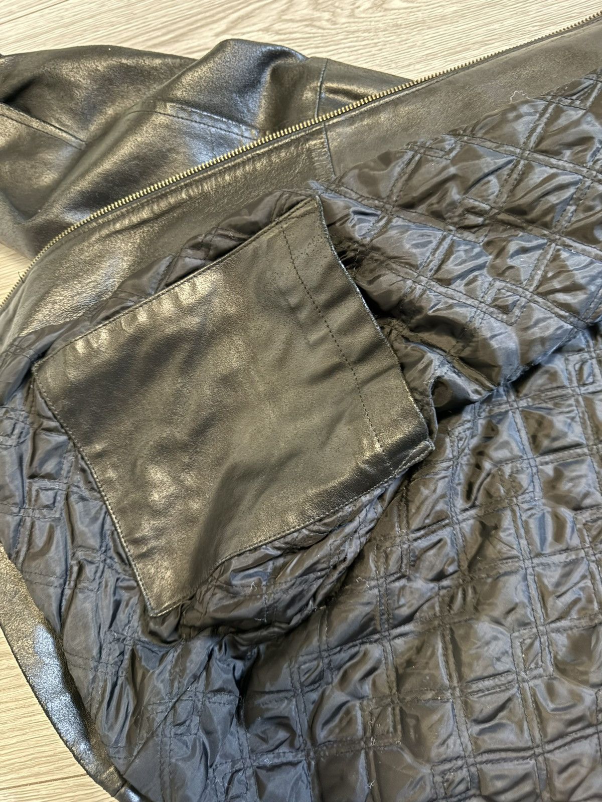 Old Navy Vintage Old Navy Leather Jacket Size US L / EU 52-54 / 3 - 5 Thumbnail