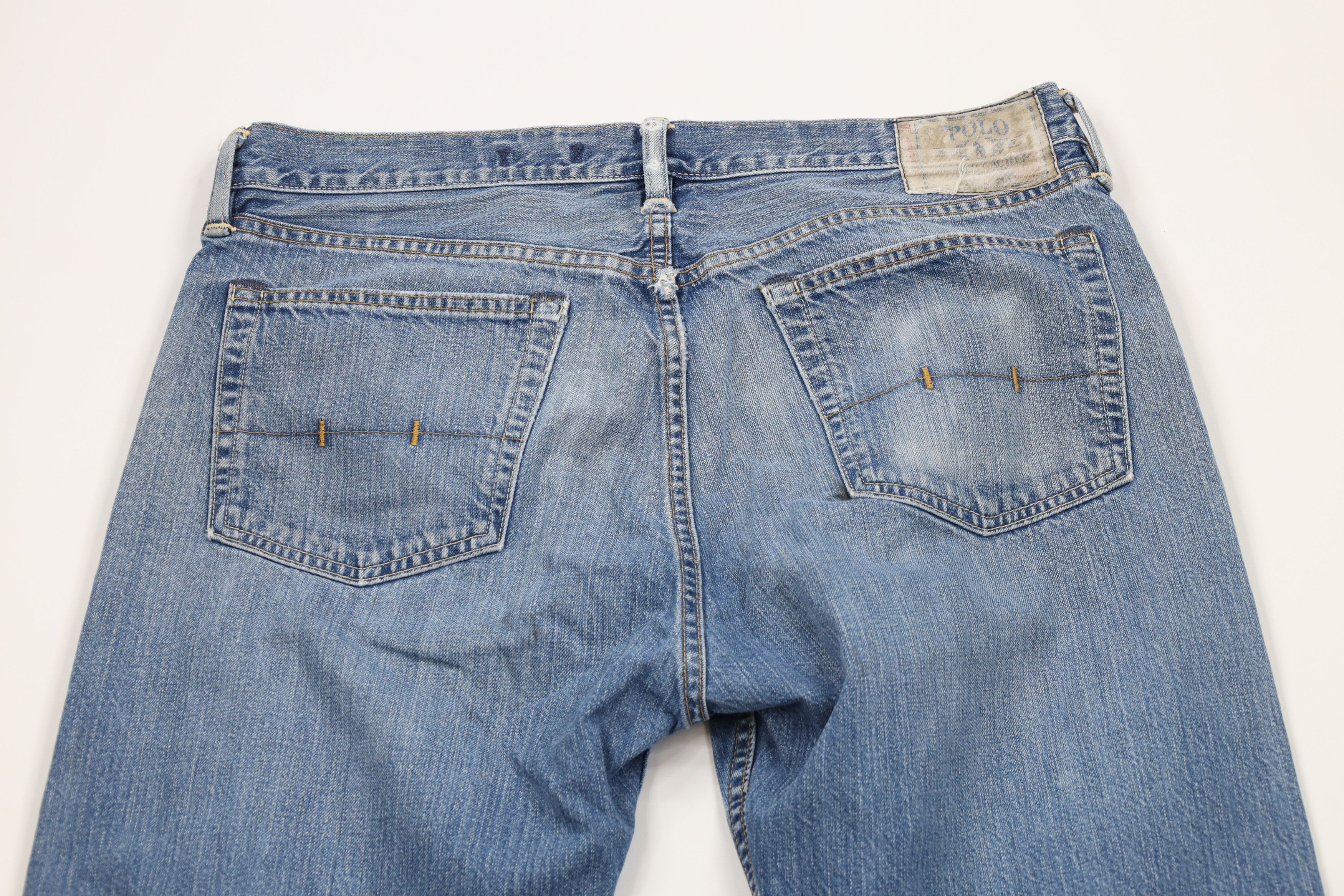 Ralph Lauren × Vintage Vintage Ralph Lauren 867 Classic Fit Denim Jeans Blue Cotton Size US 34 / EU 50 - 9 Thumbnail