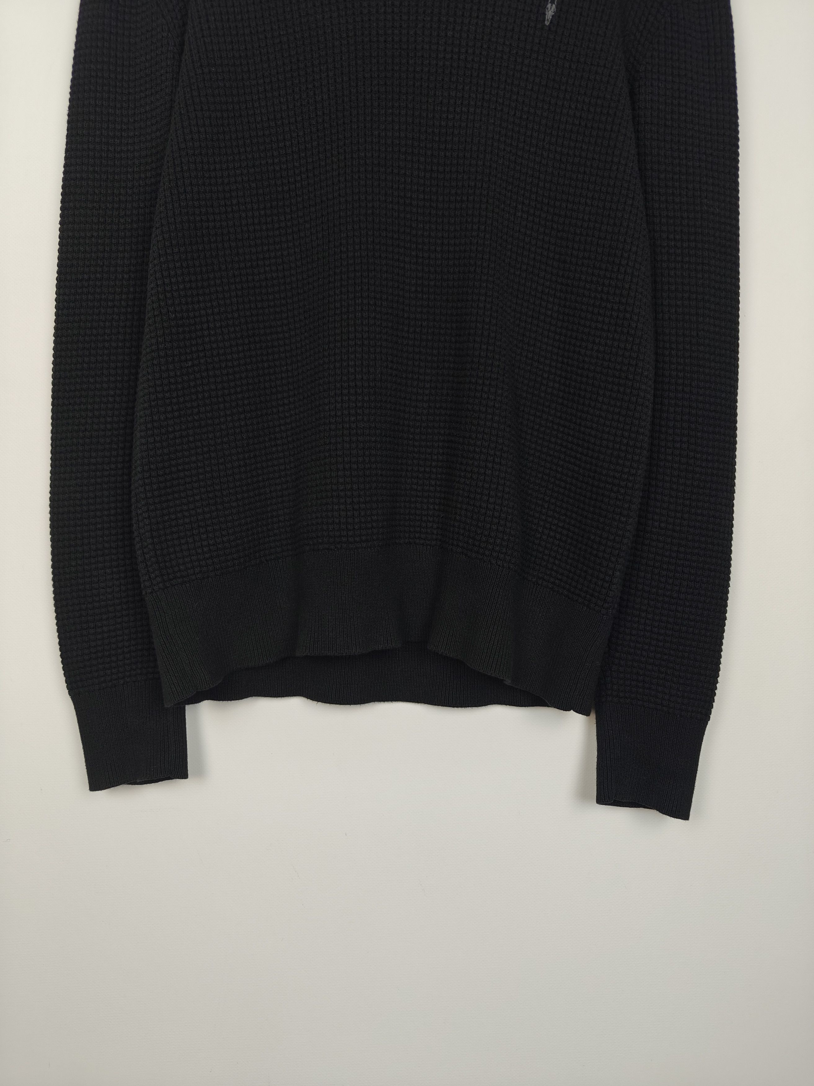 Allsaints Allsaints Knit Sweater Wells Crewneck Pullover Black size M Size US M / EU 48-50 / 2 - 3 Thumbnail