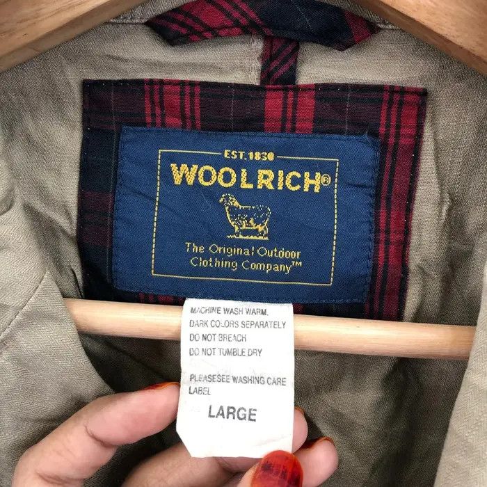 Woolrich Woolen Mills Vintage WOOLRICH Woolen Mills USA Cotton Blazer Coat Parka Size US L / EU 52-54 / 3 - 5 Thumbnail