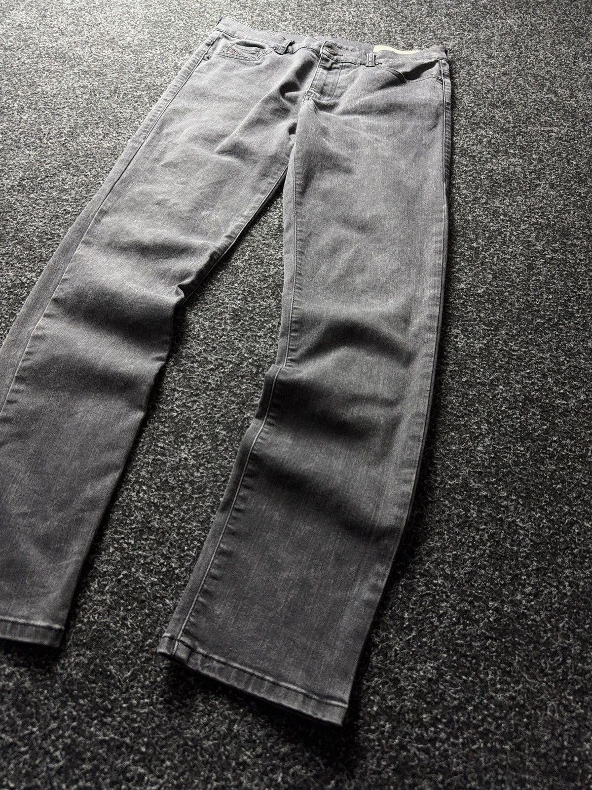 Diesel 00s Y2K Diesel D-RONISY Grey Slim Jeans Clean Minimal Fit Size 30" / US 8 / IT 44 - 3 Thumbnail