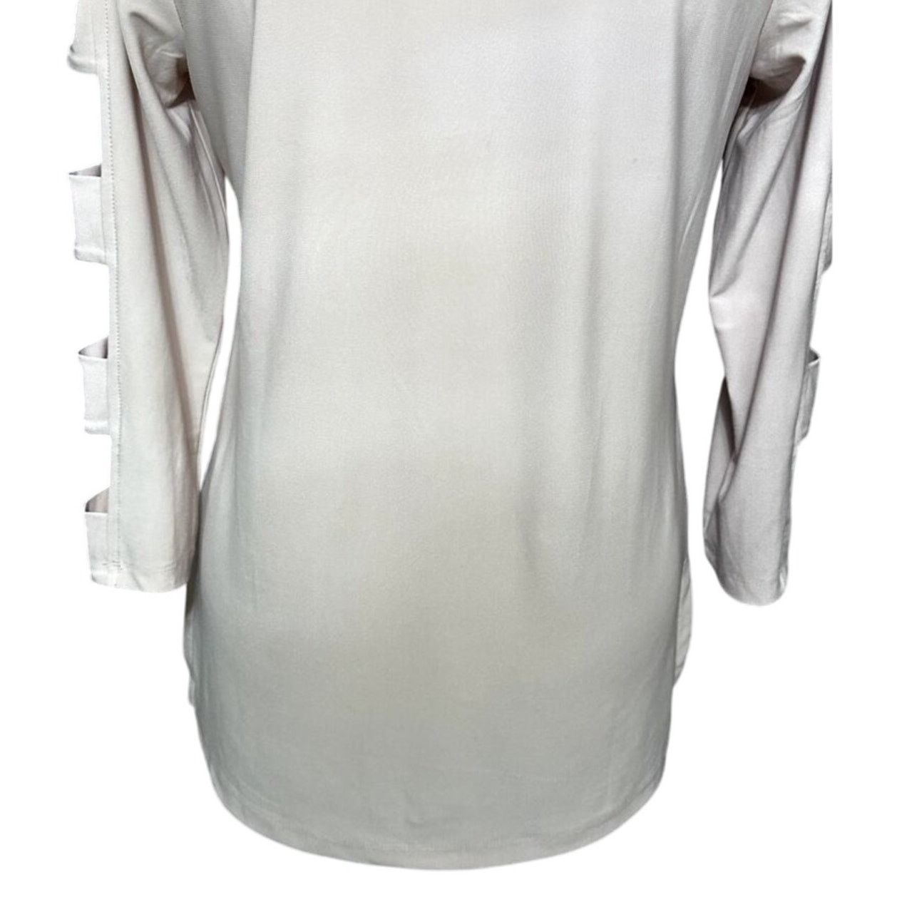 Anne Klein Anne Klein Blouse Cutout Sleeves Round Neckline S Pink Size S / US 4 / IT 40 - 7 Thumbnail