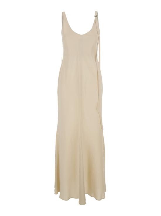 Sportmax SPORTMAX Women Long Skirts 2512221052600001 Beige Size M / US 6-8 / IT 42-44 - 1 Thumbnail