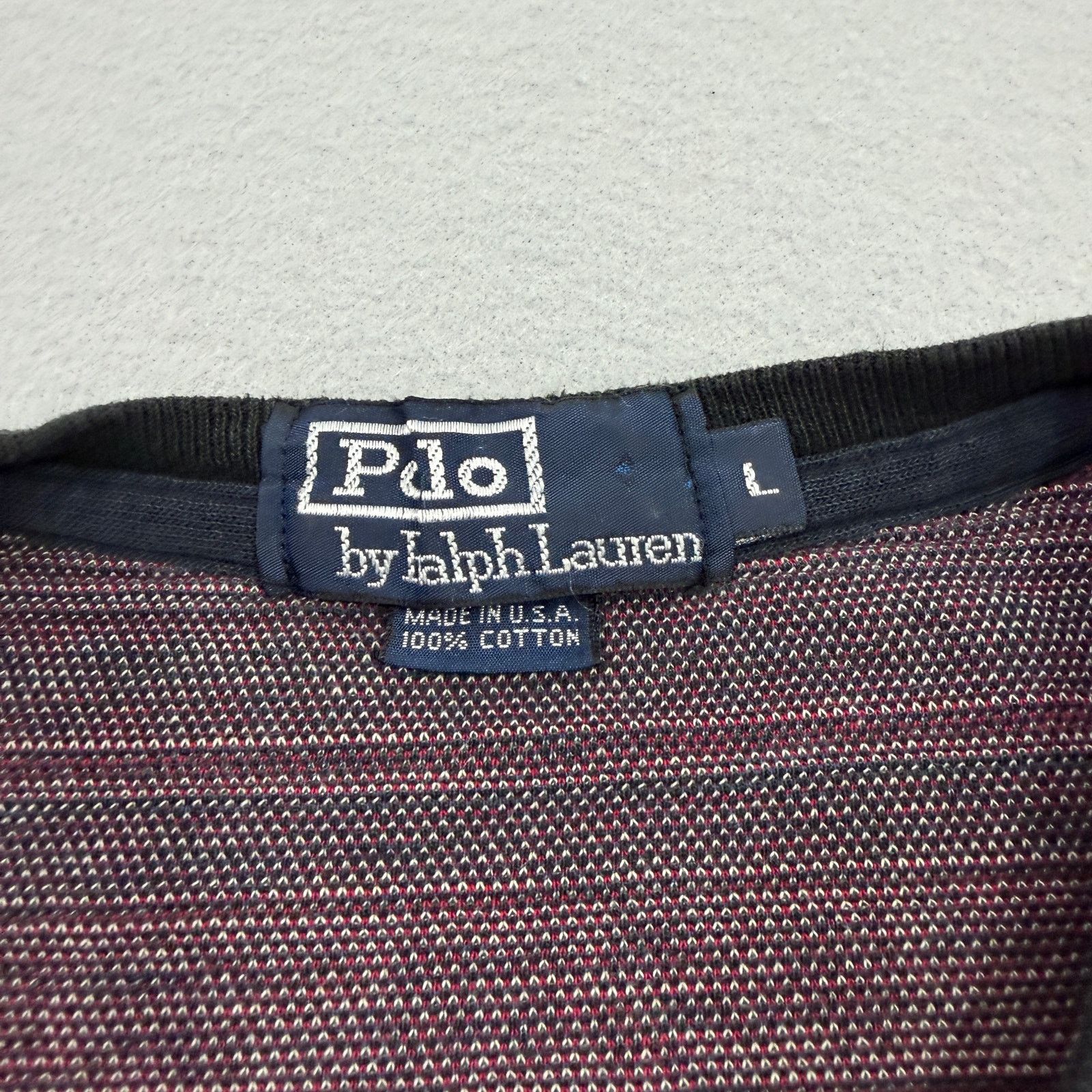 Polo Ralph Lauren Vintage Polo Ralph Lauren Fair Isle Long Sleeve Shirt Large Size US L / EU 52-54 / 3 - 5 Thumbnail