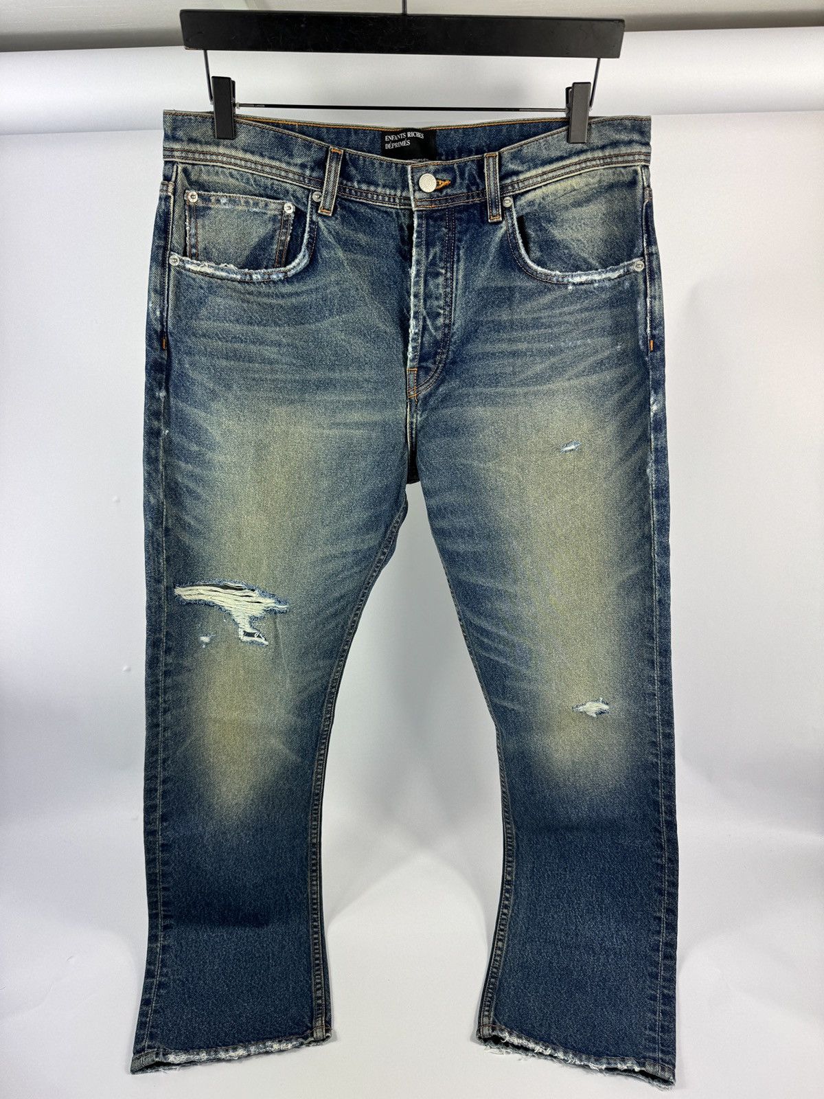 Enfants Riches Deprimes DISTRESSED DENIM JEANS Size US 34 / EU 50 - 1 Thumbnail