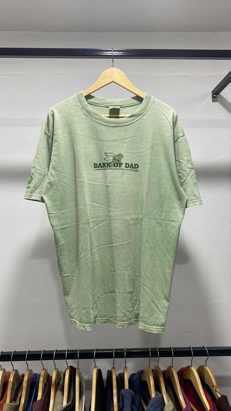 Vintage 💥Money Dyed 80s Bank of Dad Size US L / EU 52-54 / 3 - 1 Thumbnail