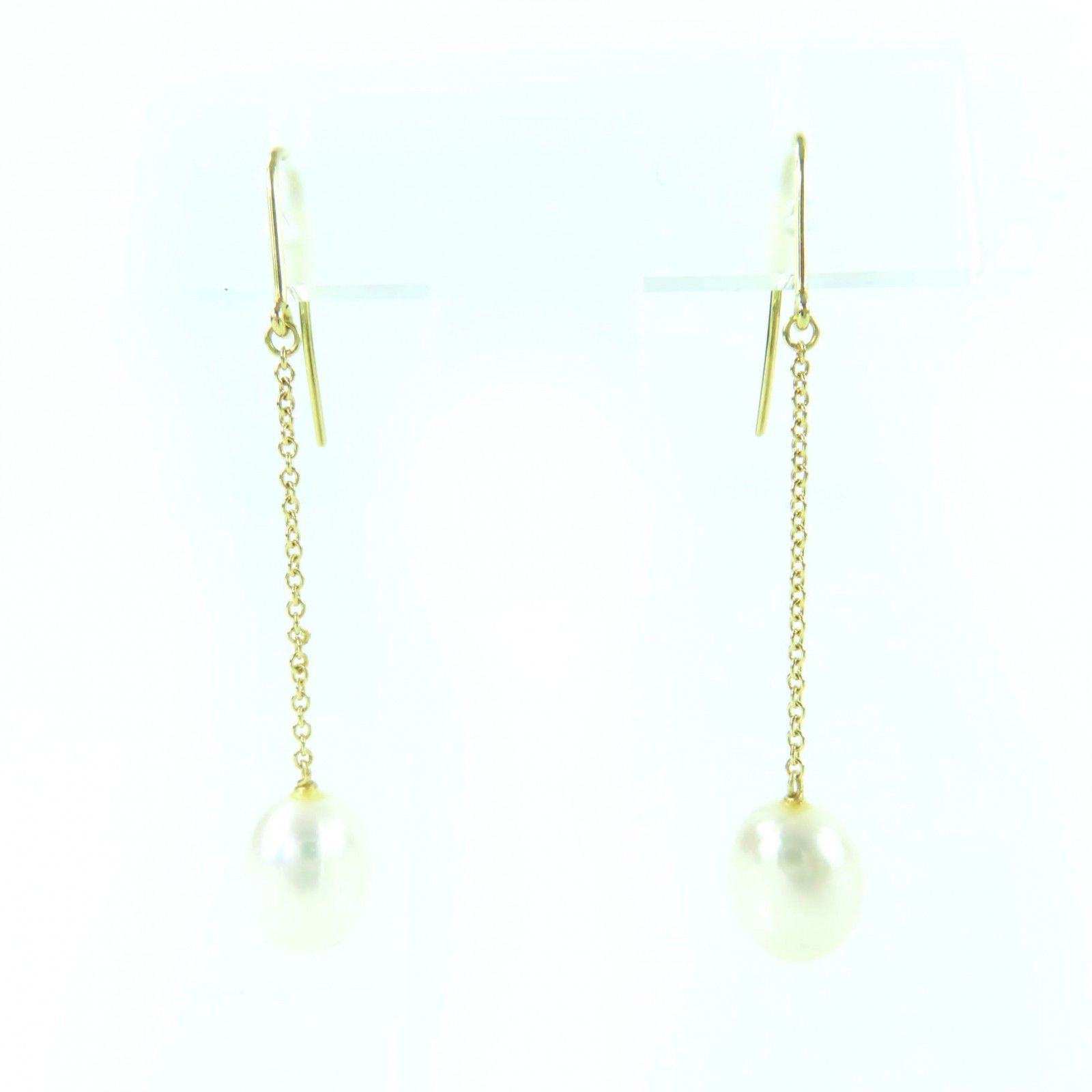 Tiffany & Co. Tiffany & Co. TIFFANY&Co. By the Yard Freshwater Pearl Au750 Earrings Precious Metal Earrings DUTY FREE for USA Size ONE SIZE - 1 Thumbnail