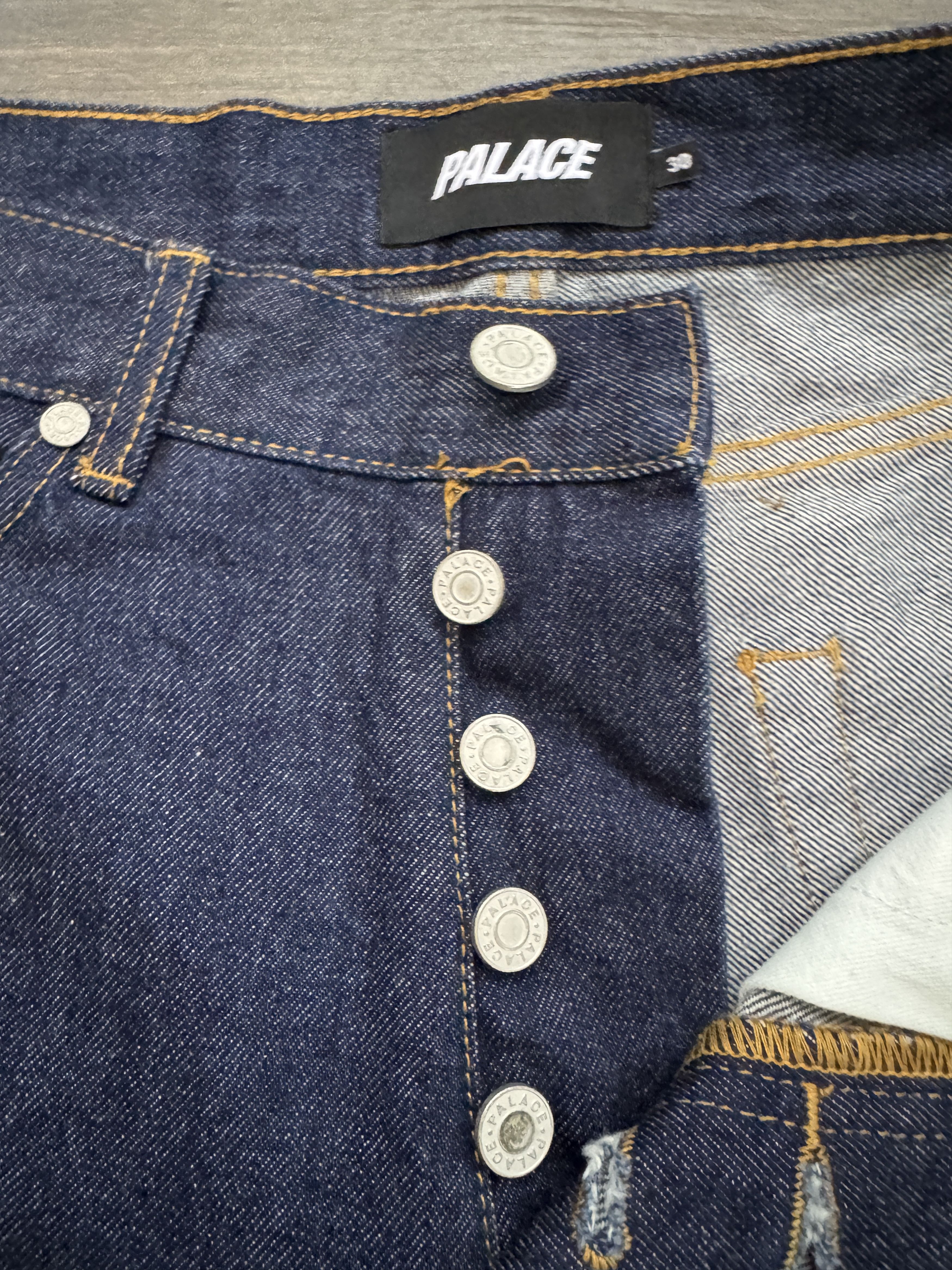 Palace Palace Straight Denim Dark Indigo Blue Size US 30 / EU 46 - 4 Thumbnail