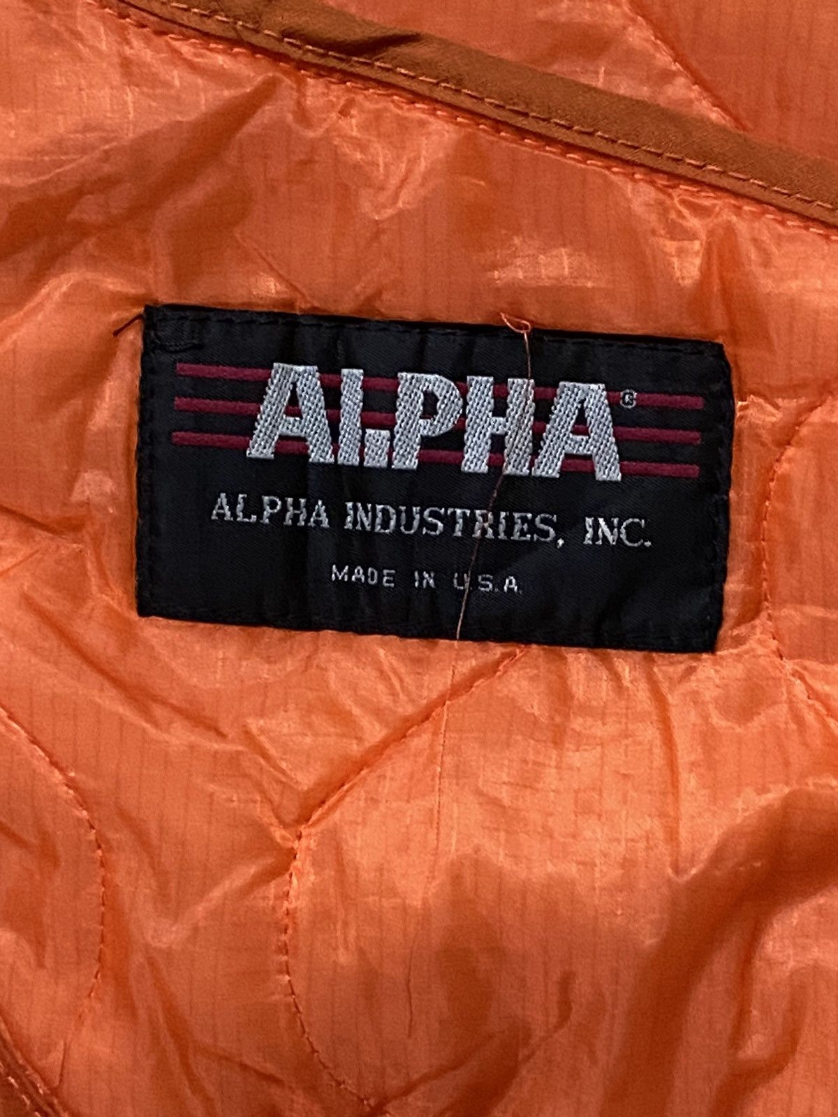 Alpha Industries × Vintage Vintage Alpha Industry Inc light Bomber Jacket Size US M / EU 48-50 / 2 - 3 Thumbnail