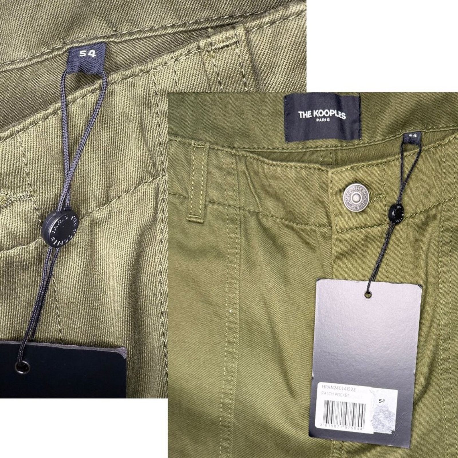 The Kooples The Kooples Olive Green Patch Pocket Pants – Size 38 Size US 38 / EU 54 - 4 Thumbnail