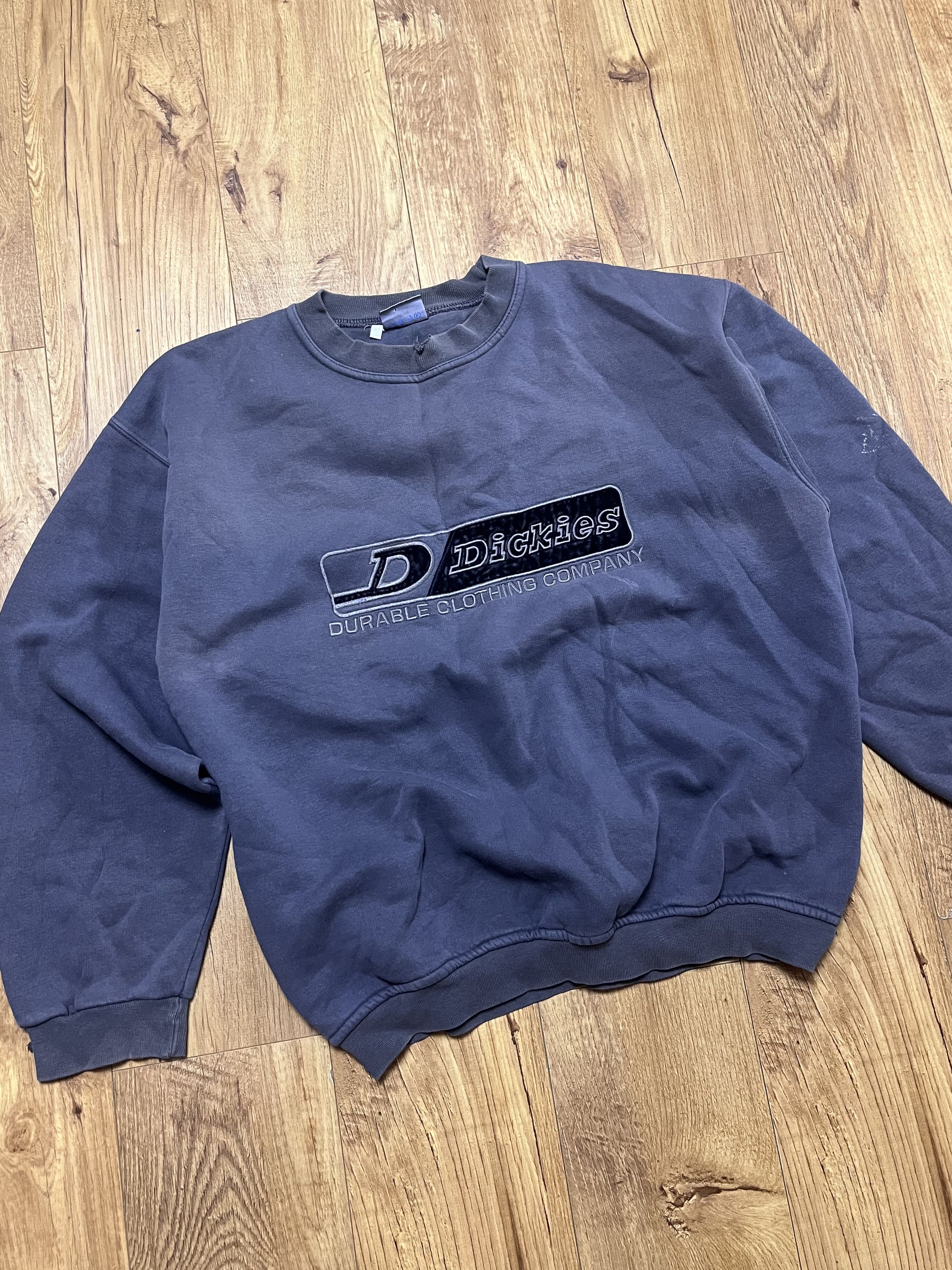 Dickies × Vintage Vintage Dickies Distressed Faded Y2k Sweatshirt Size US M / EU 48-50 / 2 - 1 Thumbnail