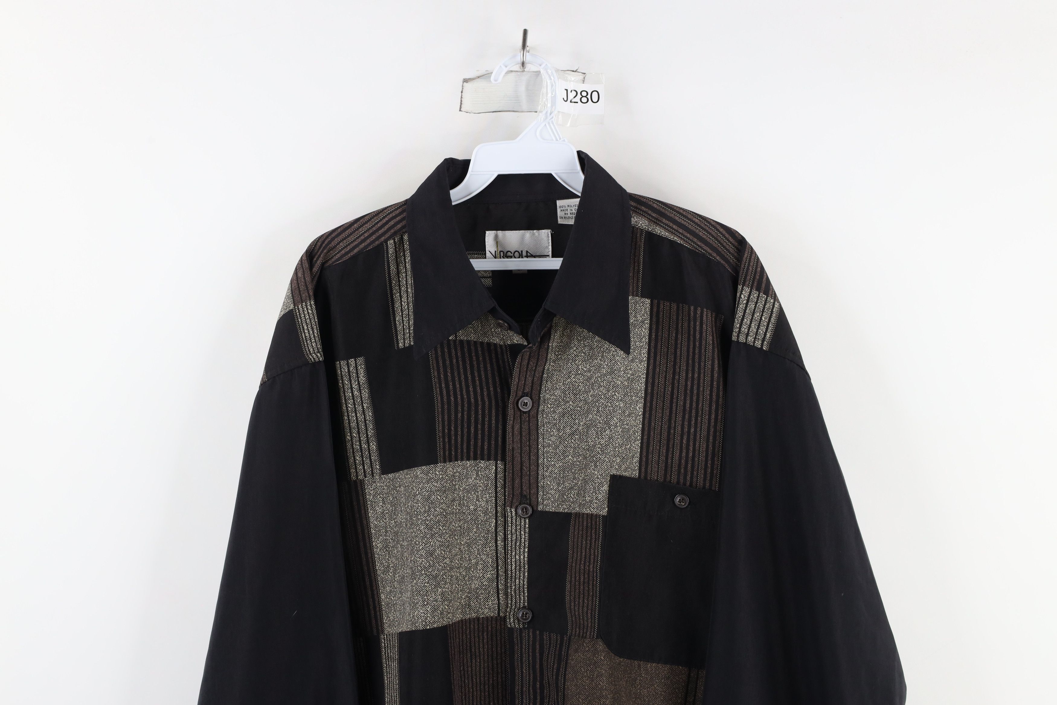 Vintage Vintage 90s Streetwear Disco Dance Collared Button Shirt Size US L / EU 52-54 / 3 - 2 Thumbnail
