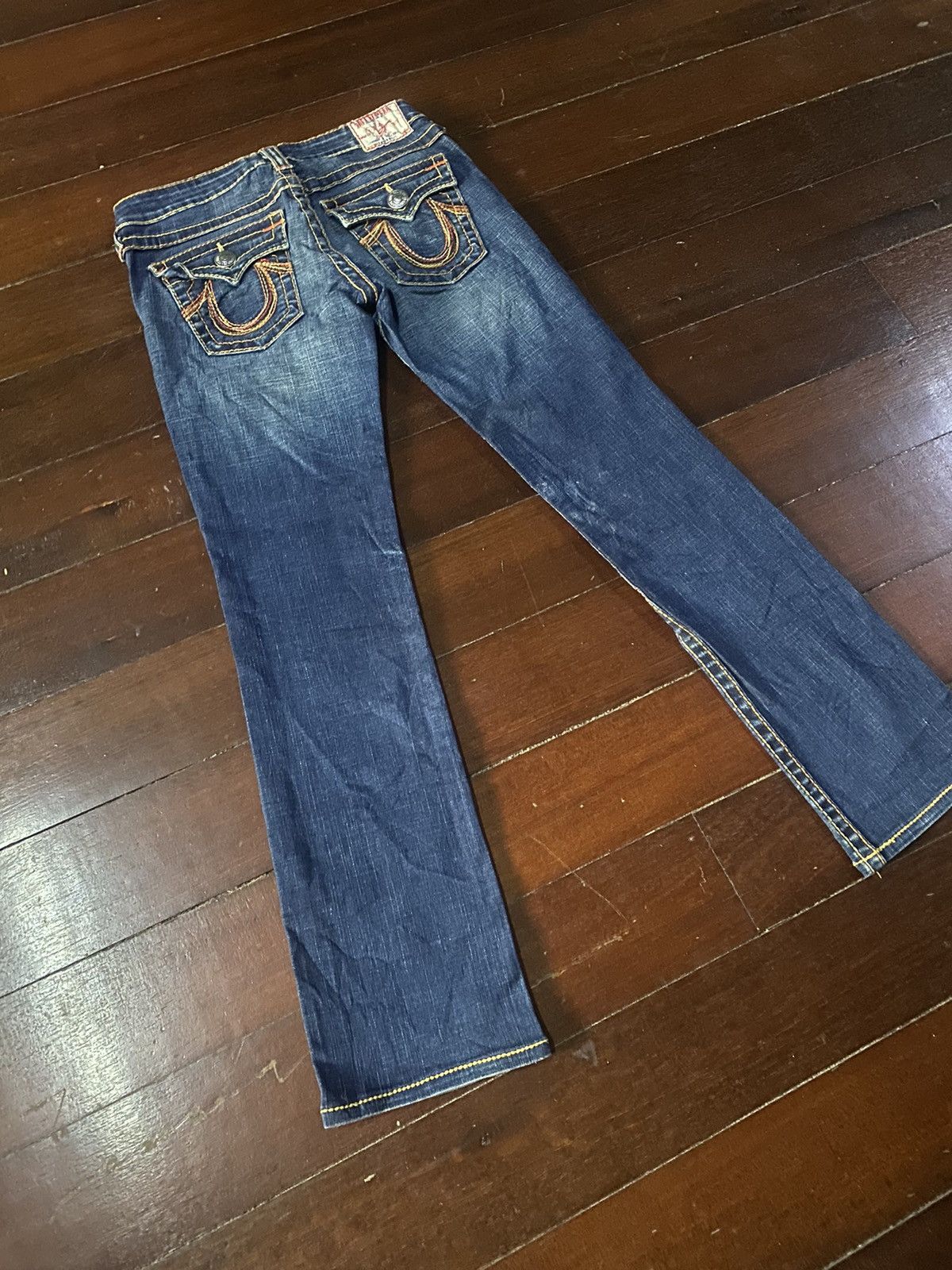 Designer × True Religion Fire 🔥 TRUE RELIGION made in usa big stitching boot cut Size 32" / US 10 / IT 46 - 2 Thumbnail