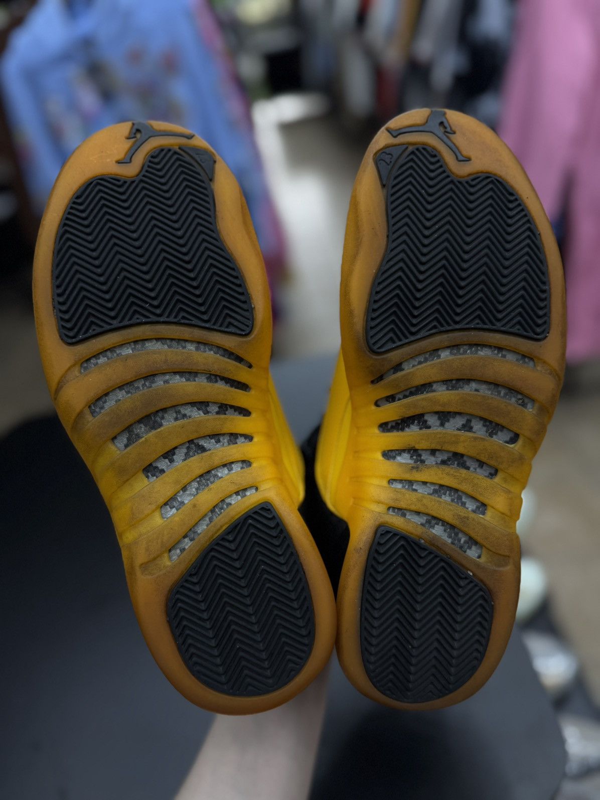 Jordan Brand × Nike Jordan 12 University Gold Size 10 Pre Owned 🧼 Size US 10 / EU 43 - 14 Thumbnail