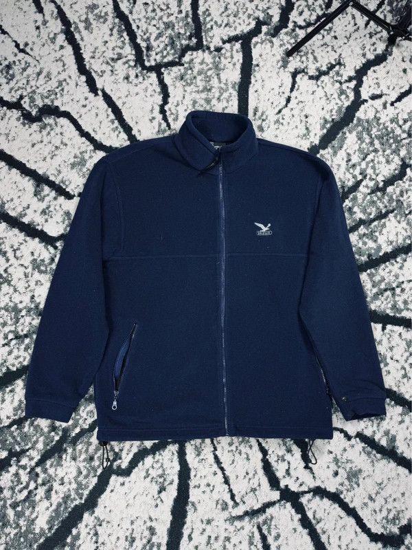 SALEWA Salewa navy blue zip fleece XL logo Size US XL / EU 56 / 4 - 1 Thumbnail