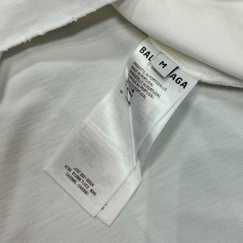 Balenciaga Balenciaga Valentine's day love logo embroidered white sho Size US M / EU 48-50 / 2 - 7 Thumbnail