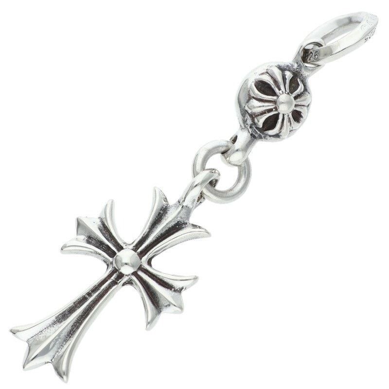 Chrome Hearts Chrome Hearts Tiny Cross Charm Silver Necklace Size ONE SIZE - 1 Thumbnail