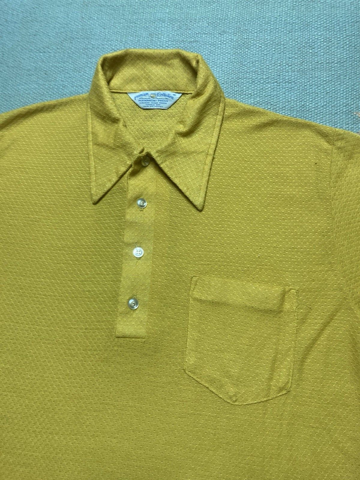 Vintage Vintage 60s 70s polo shirt jacquard knit summer small/medium Size US S / EU 44-46 / 1 - 3 Thumbnail