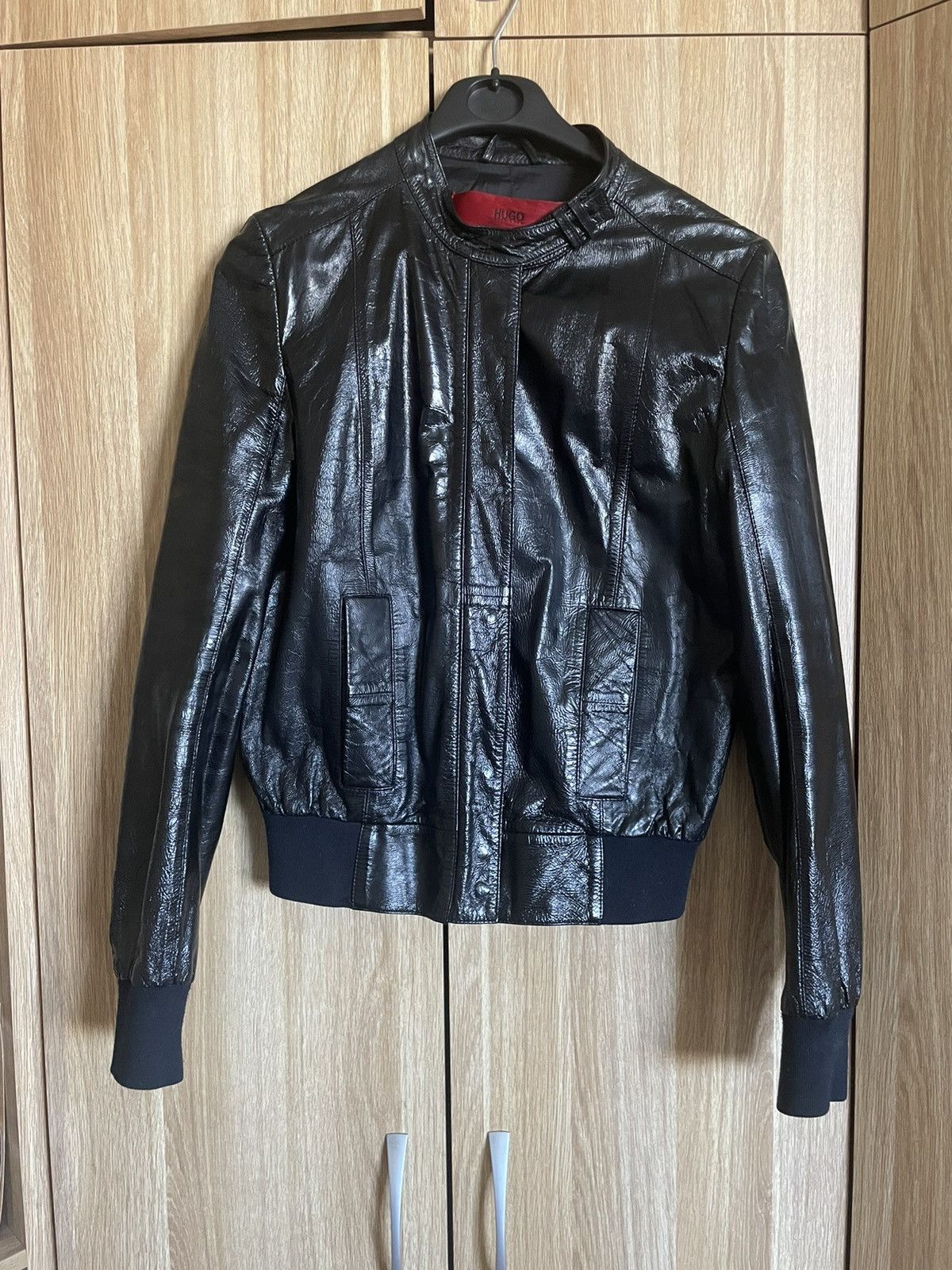 Hugo Boss Vintage Hugo Boss Leather Jacket Size S / US 4 / IT 40 - 1 Thumbnail